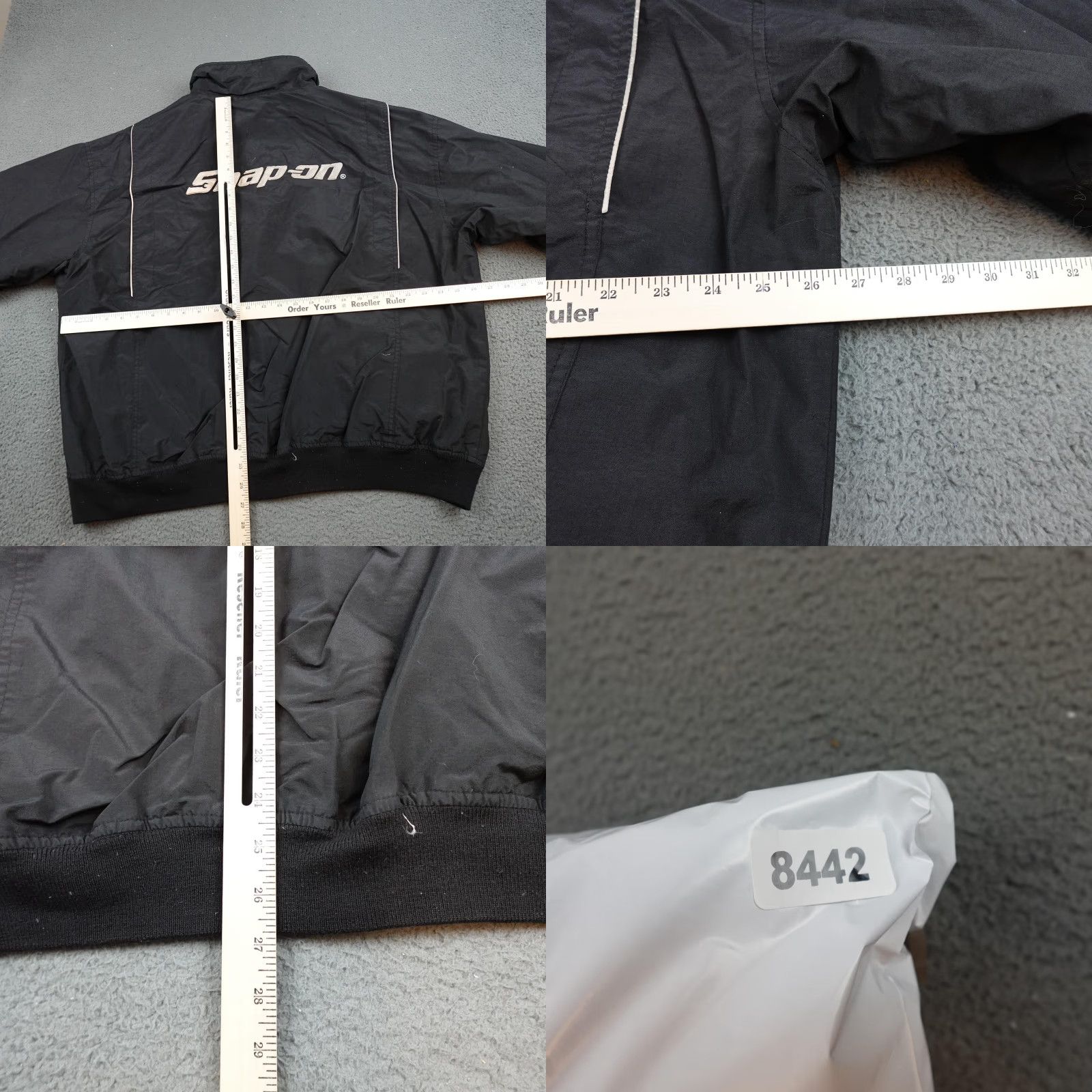 Vintage VINTAGE Snap-on Jacket Mens 2XL Black Nylon Bomber Full Zip Insulated Lined Pockets Size US XXL / EU 58 / 5 - 8 Thumbnail