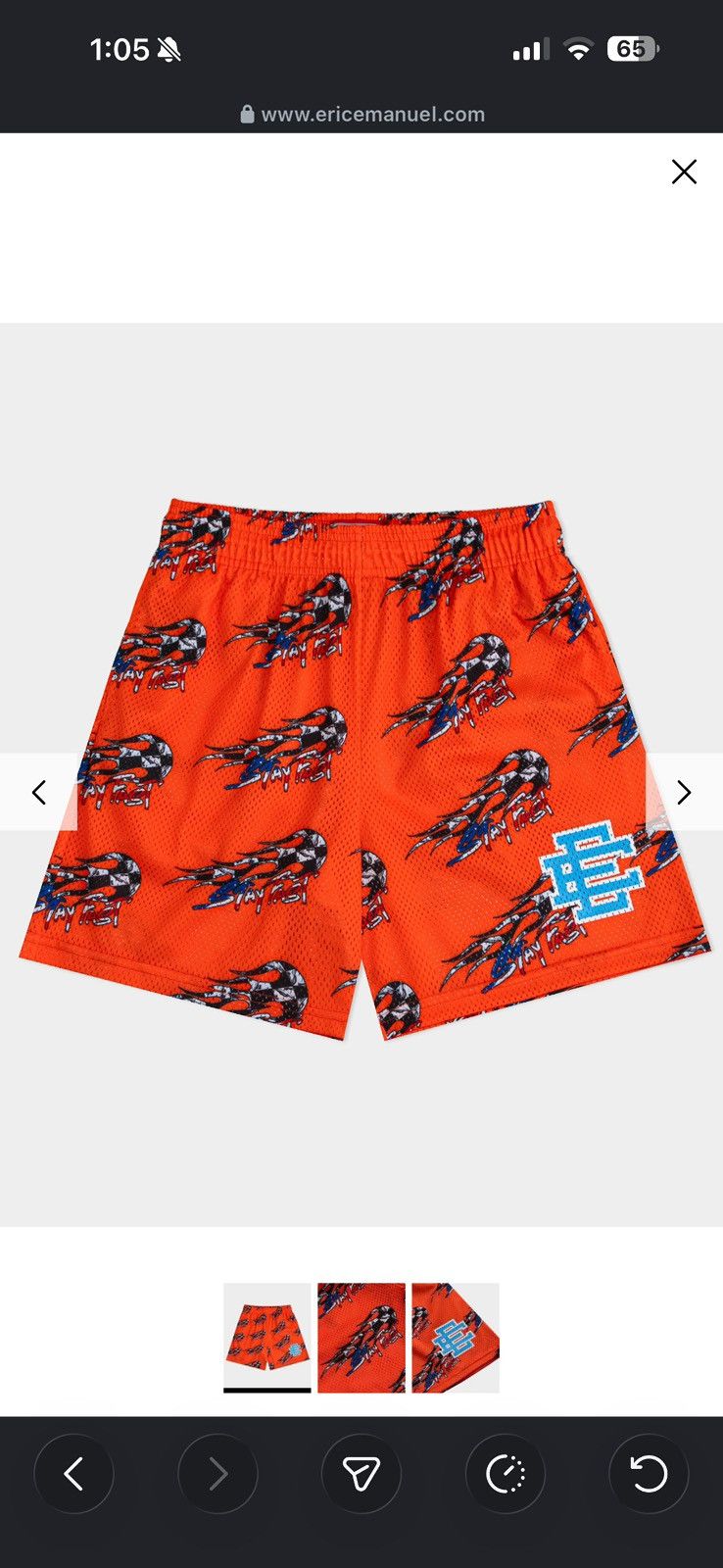 Eric Emanuel Eric Emanuel Matty Boy Shorts Size US 32 / EU 48 - 1 Thumbnail