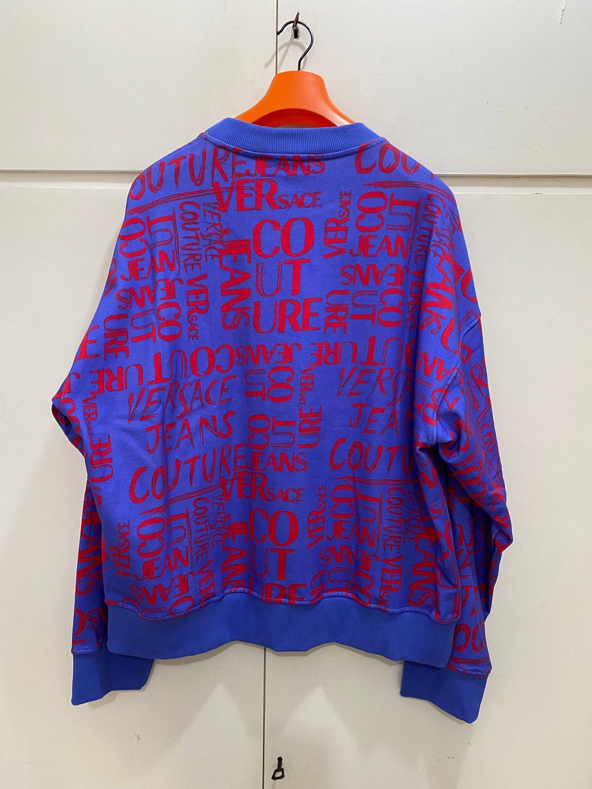 Versace Jeans Couture Versace Jeans Culture Jersey Co Majr sweatshirt, XXL, blue, Size US XXL / EU 58 / 5 - 12 Thumbnail