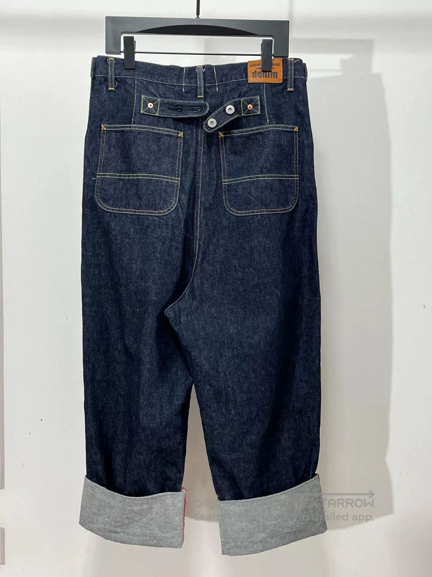 Junya Watanabe junya watanabe cdg straight leg denim pants. Size US 34 / EU 50 - 2 Thumbnail