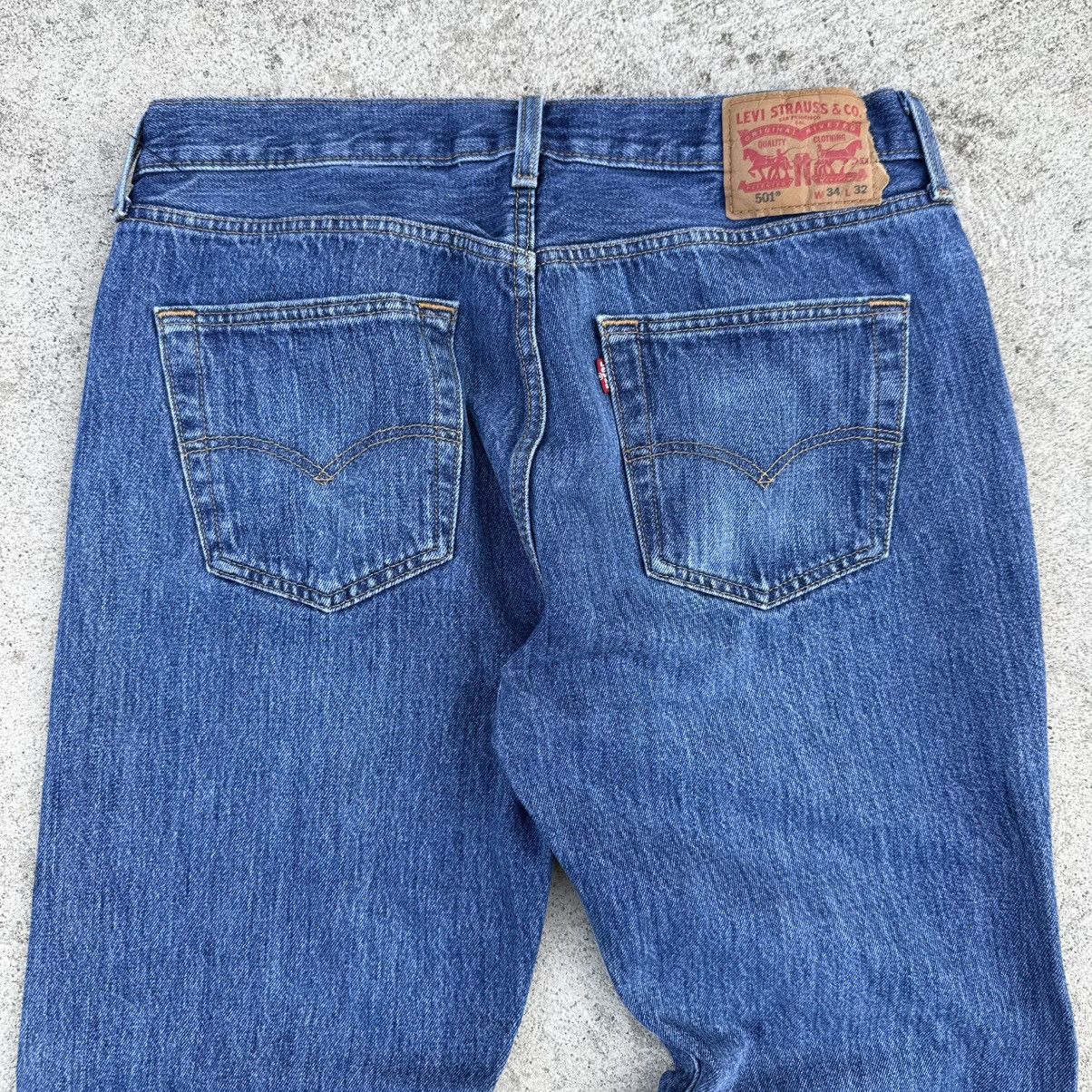 Levi's Levi’s 501 Jeans Blue Denim W34 L32 Size US 34 / EU 50 - 11 Thumbnail