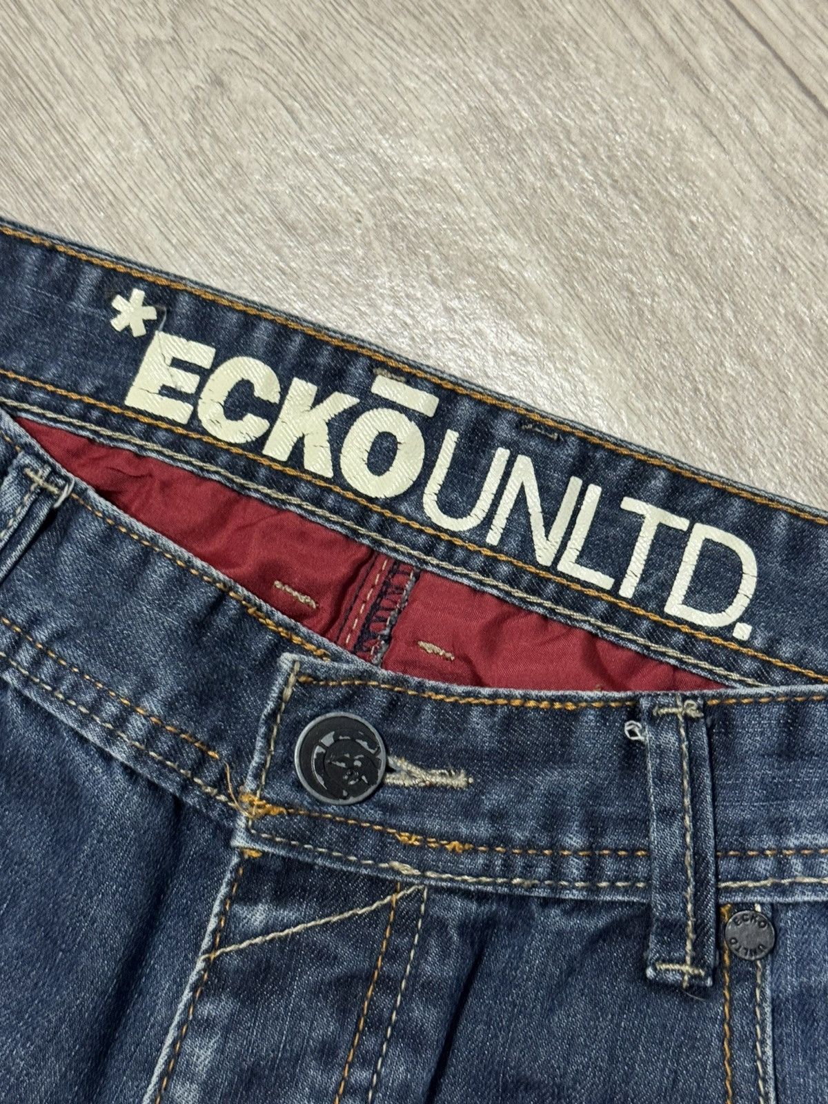 Ecko Unltd. 🔷Vintage Ecko Unltd. Crazy Jeans 90s🔷 Size US 32 / EU 48 - 8 Thumbnail