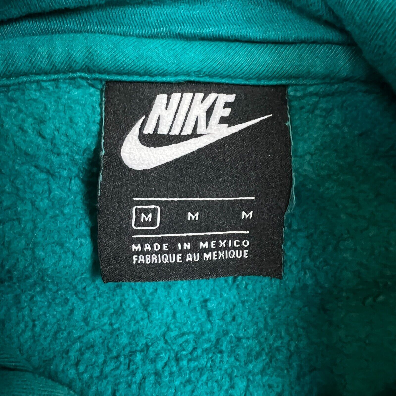 Nike × Vintage Nike Sportswear Hoodie Medium Blue Swoosh Box Logo Hooded Size US M / EU 48-50 / 2 - 5 Thumbnail
