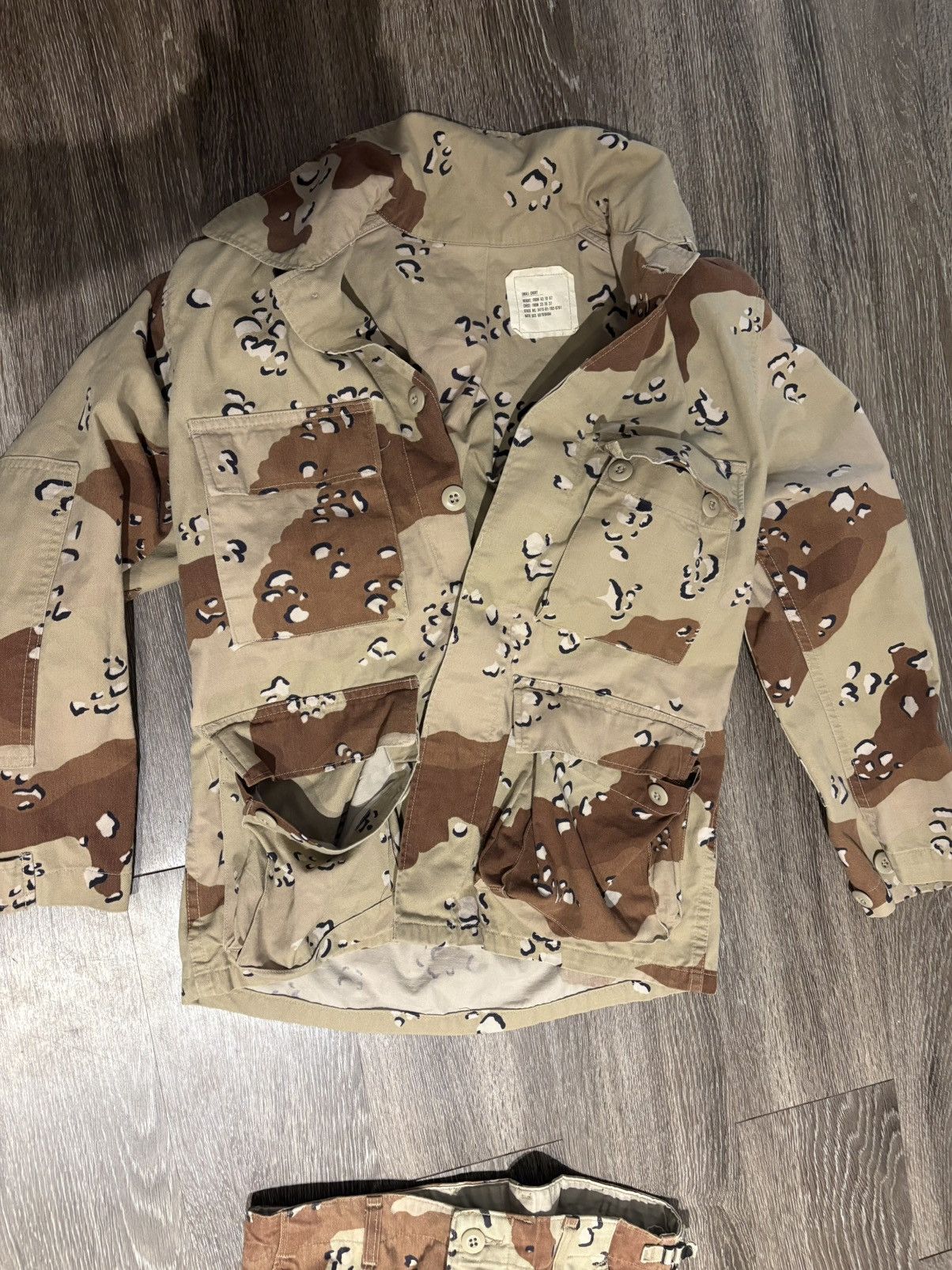 Other Rare 80s/90s Vintage Chocolate Chip Desert Camo Set -m Size US 29 - 2 Thumbnail