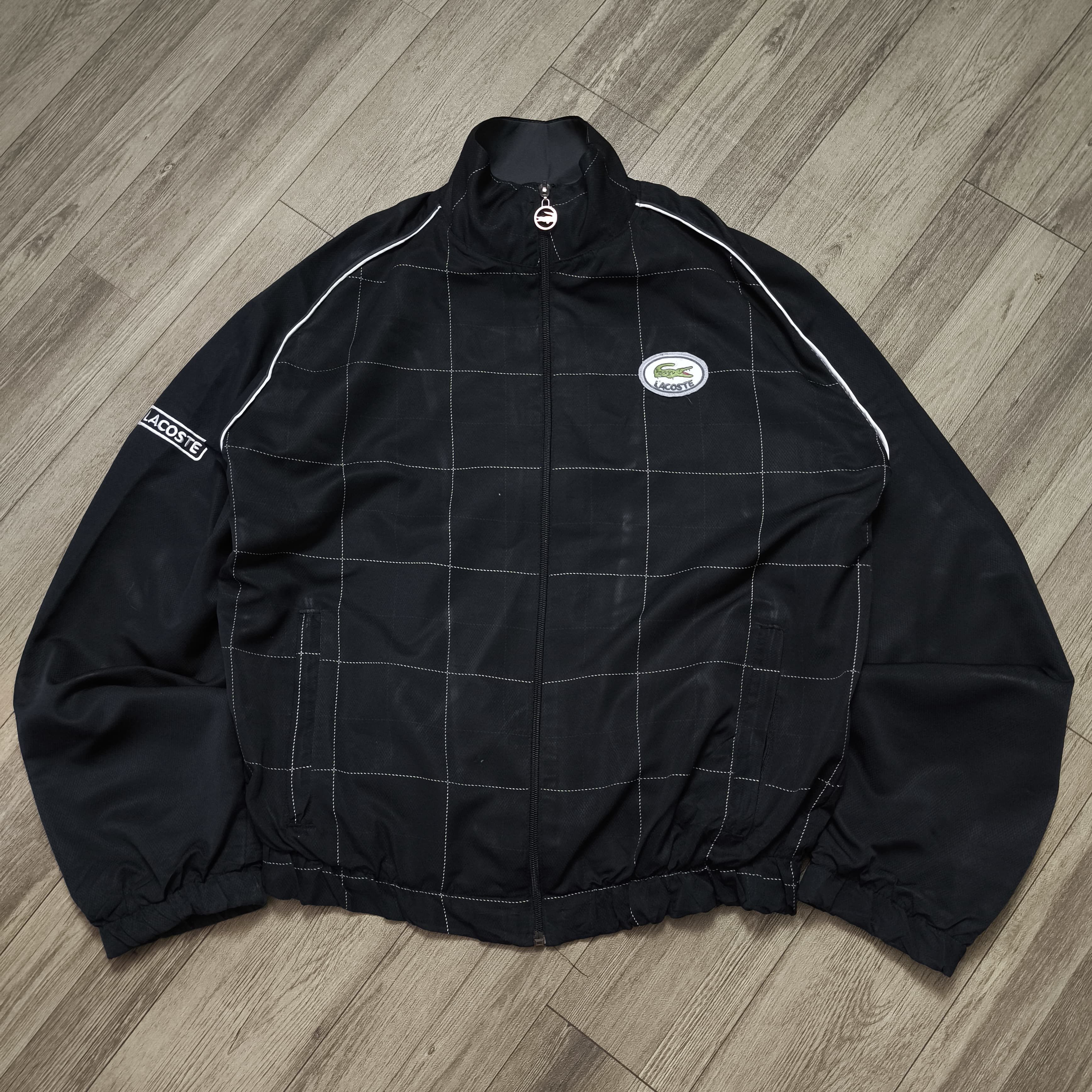 Lacoste Vintage Lacoste Pin Stripe Track Jacket Size US M / EU 48-50 / 2 - 2 Thumbnail