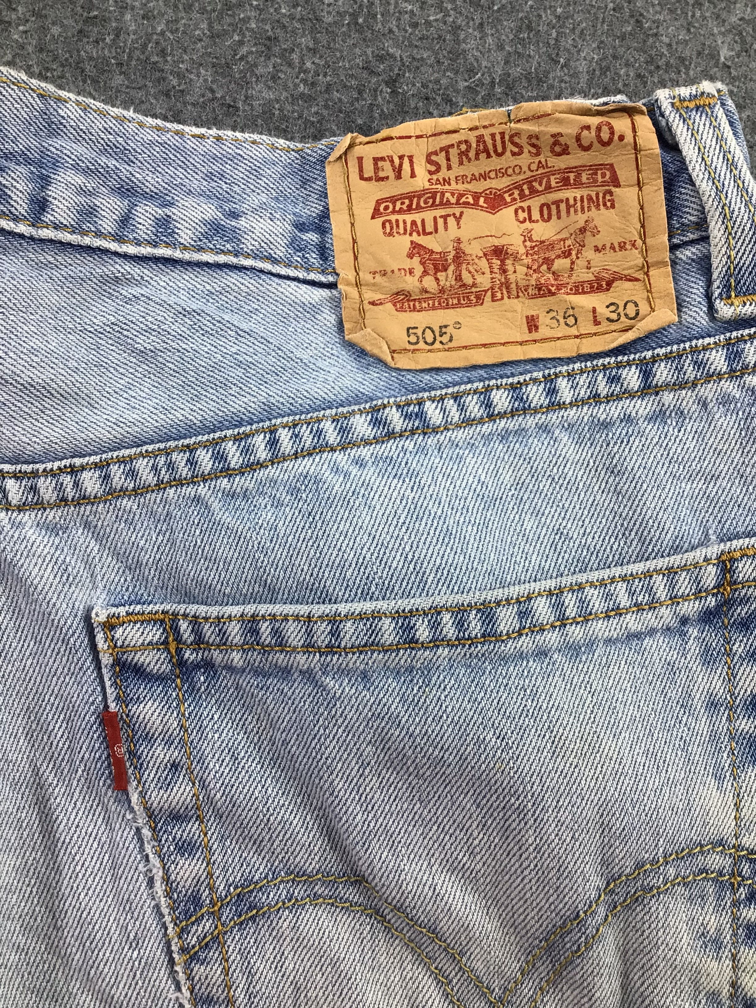 Levi's Vintage Levis 505 Jeans-J912 Size US 36 / EU 52 - 5 Thumbnail