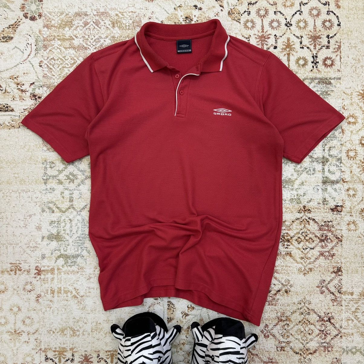 Umbro × Vintage Vintage Umbro Polo T-shirts Small Logo Distressed Old Money Size US L / EU 52-54 / 3 - 1 Thumbnail