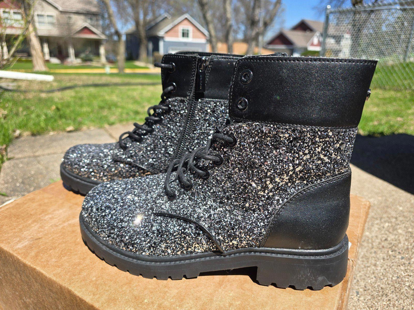 Michael Kors Michael Kors Alistair Glitter Combat Boot Size US 8 / IT 38 - 1 Thumbnail