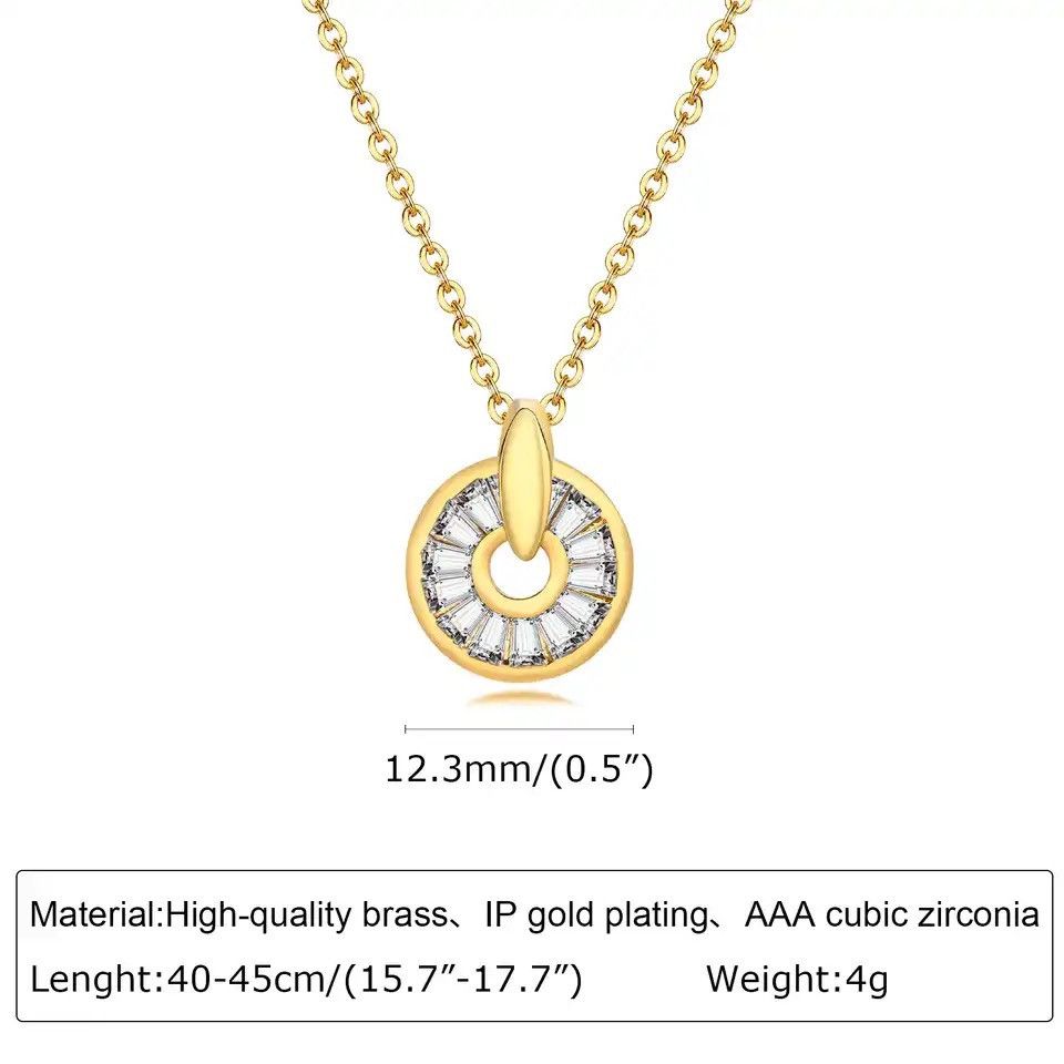 Other Shiny Cubic Zirconia Necklace Size ONE SIZE - 2 Thumbnail
