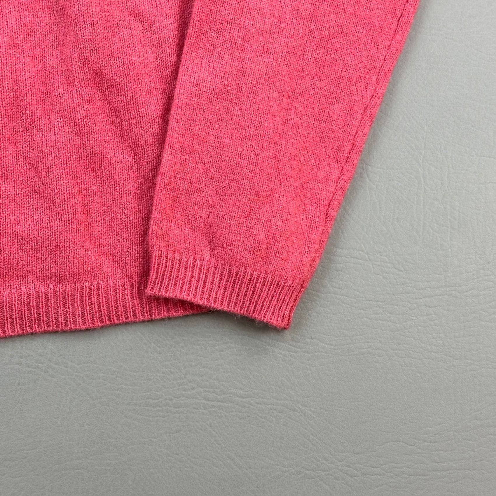 Ellen Tracy Ellen Tracy Sweater Women's Large Pink Cashmere Crewneck Soft Knit Pullover Size L / US 10 / IT 46 - 2 Thumbnail