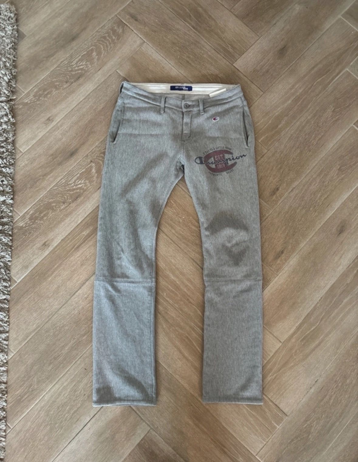 image of Comme Des Garcons x Junya Watanabe Cdg By Junya Watanabe X Champion ‘Rider’ Sweatpants in Grey (Siz