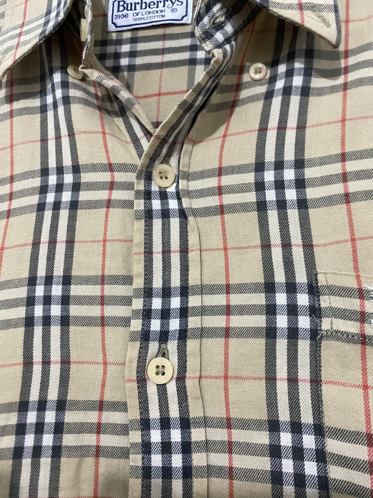 Burberry Vintage Burberry Novacheck Shirt Size US M / EU 48-50 / 2 - 5 Thumbnail