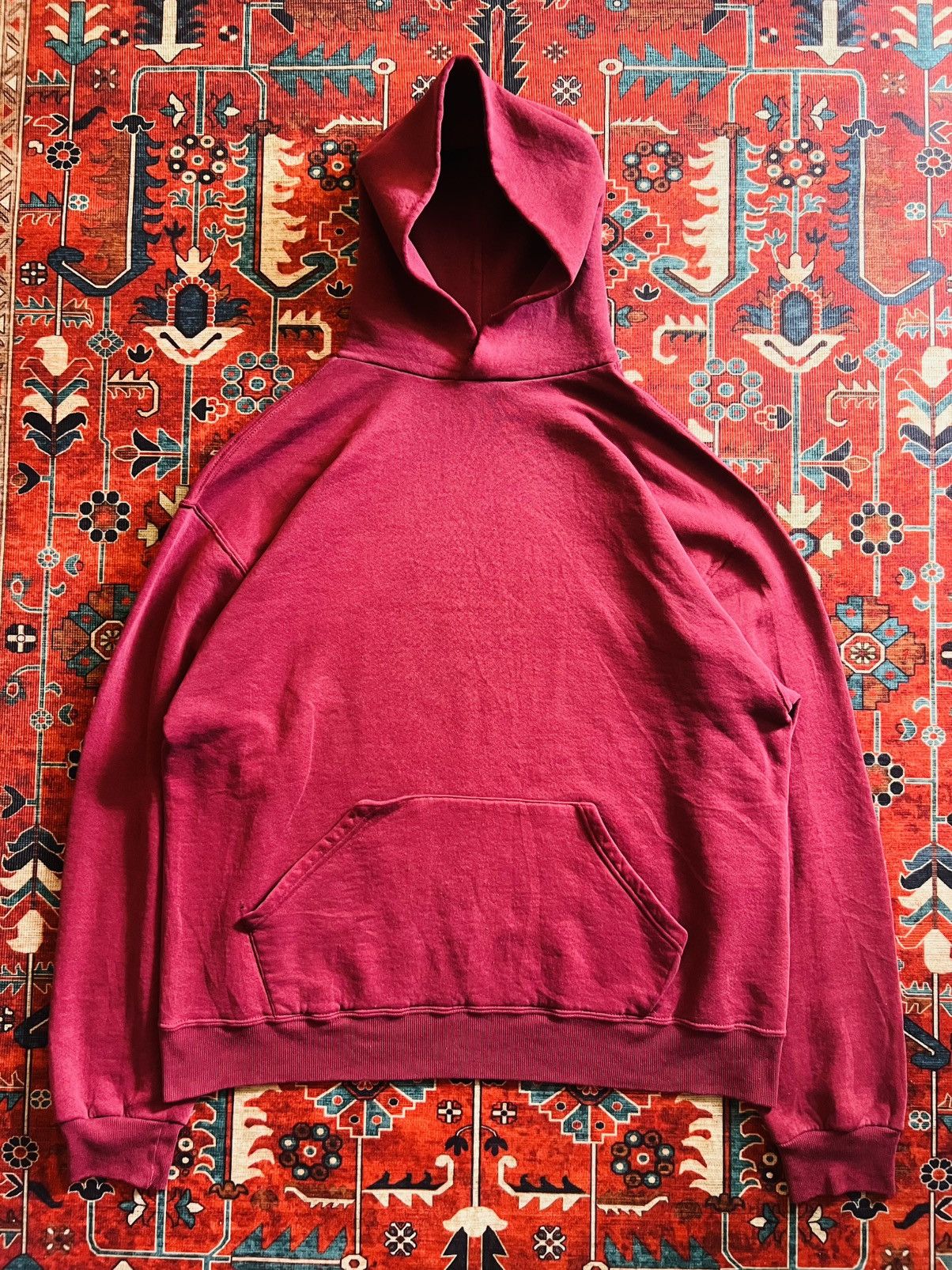 Russell Athletic Vintage Russell Athletic Maroon Pullover Hoodie Size US L / EU 52-54 / 3 - 1 Thumbnail