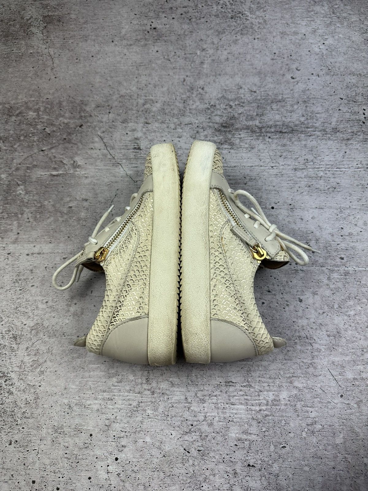 Giuseppe Zanotti Women's Giuseppe Zanotti Leather Sneakers Size US 7.5 / IT 37.5 - 9 Thumbnail