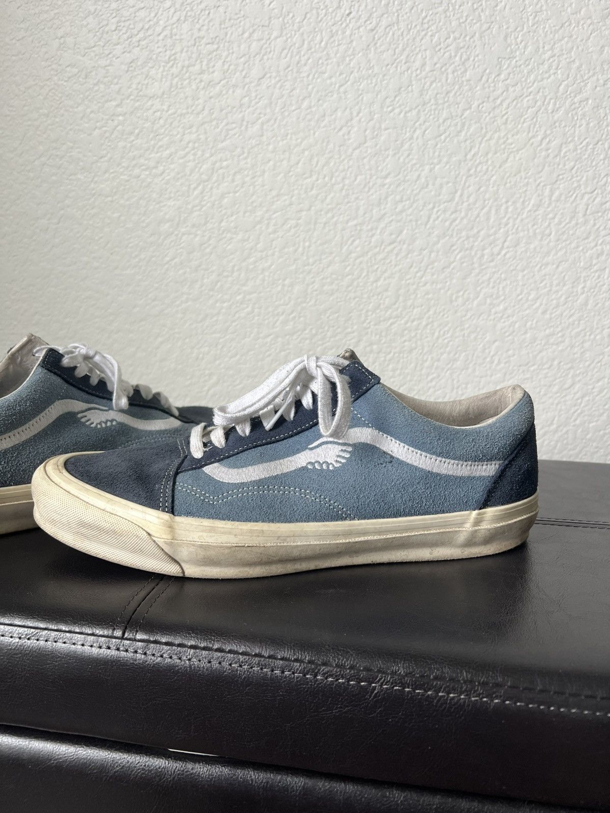 Notre × Vans Notre x Vans Vault OG Old Skool LX - Blue Size US 13 / EU 46 - 3 Thumbnail