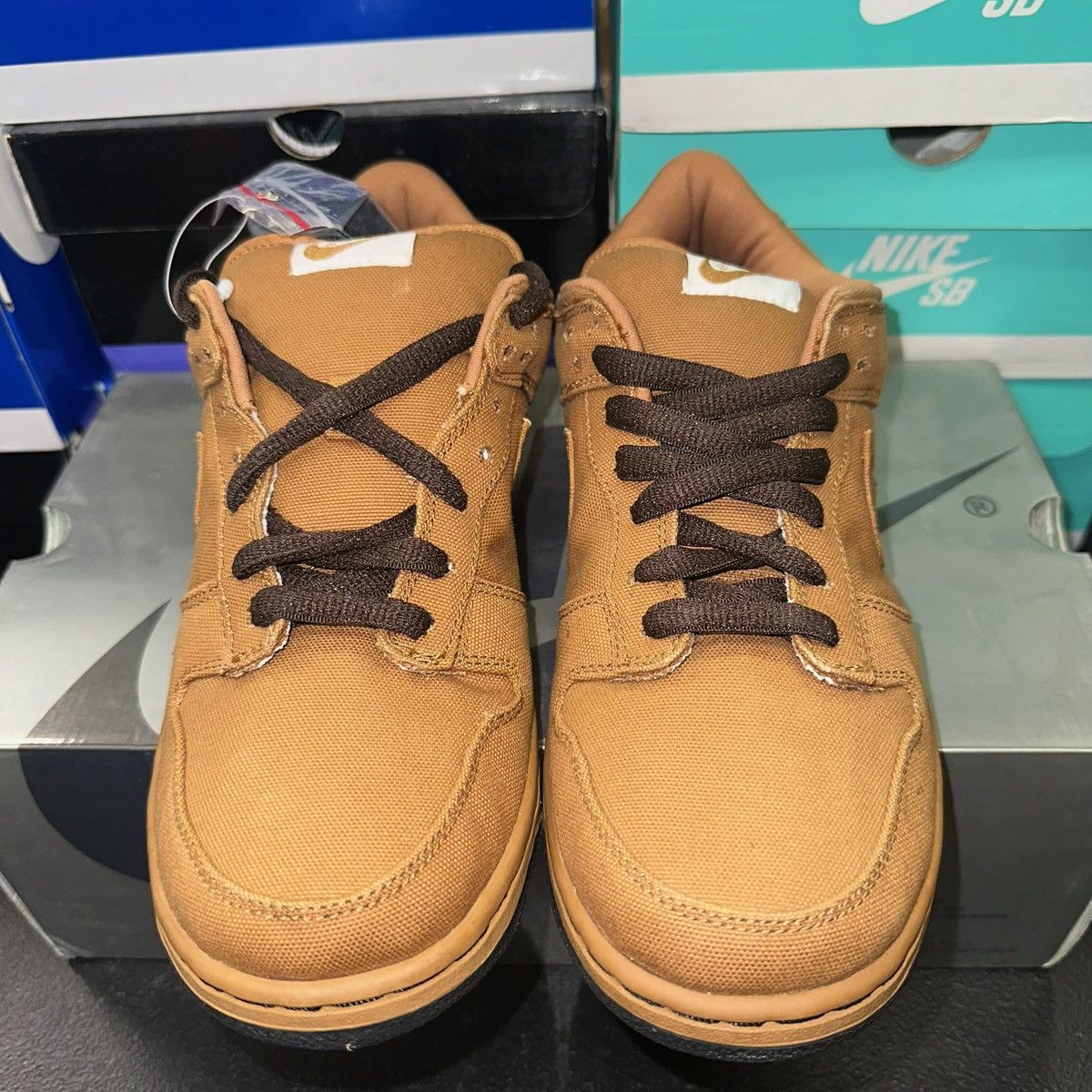 Nike Size 10.5 - Nike Dunk Pro SB Low Carhartt - 304292-224 Size US 10.5 / EU 43-44 - 4 Thumbnail