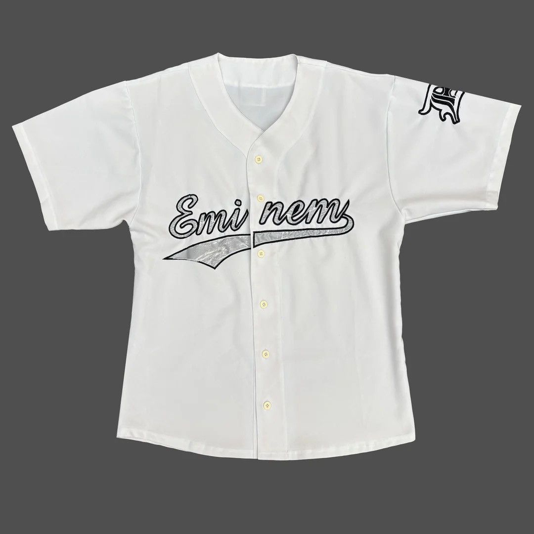 Band Tees Eminem 1990 90s Vintage D12 Rap Merch Baseball Jersey Shirt Size US XL / EU 56 / 4 - 1 Thumbnail