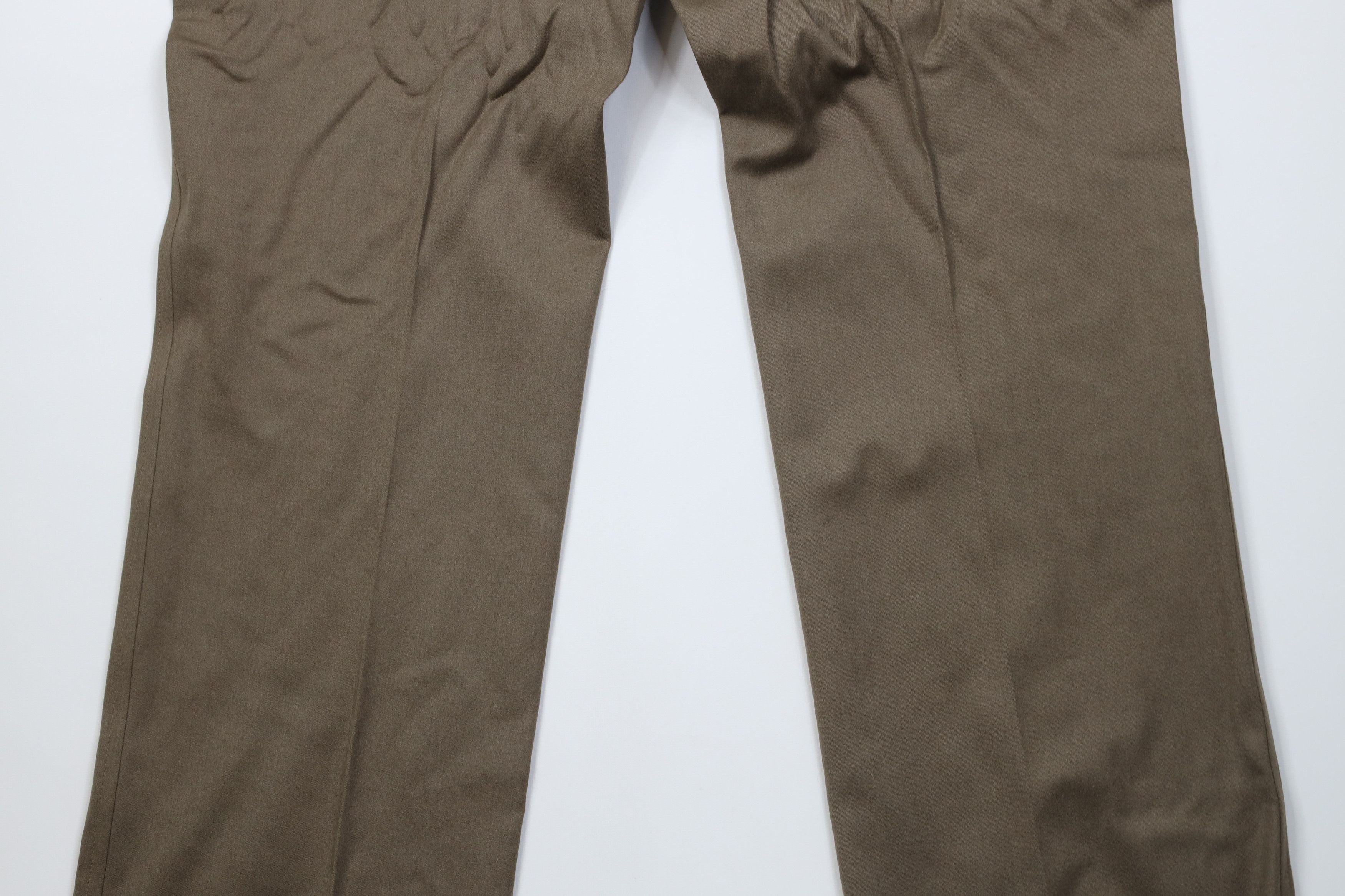 Vintage Vintage 70s Streetwear Wool Knit Wide Leg Chino Pants Beige Size US 38 / EU 54 - 10 Thumbnail
