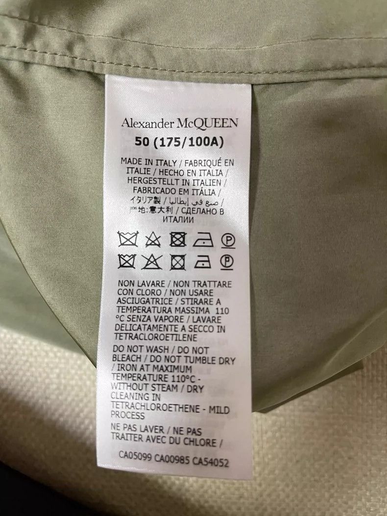 Alexander McQueen Alexander McQUEEN Men's jacket, military green, size 175/10 Size US M / EU 48-50 / 2 - 3 Thumbnail