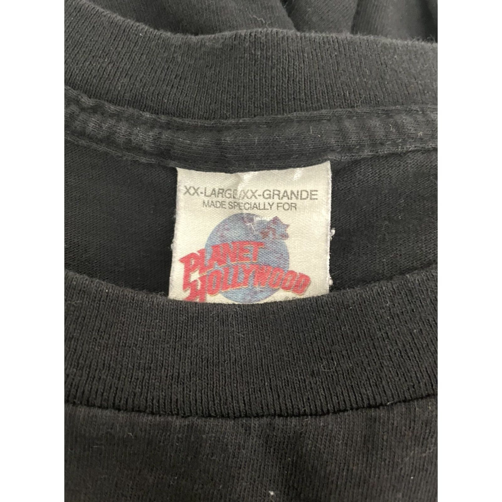 Planet Hollywood VINTAGE Planet Hollywood USA Black Graphic T-Shirt Men 2XL Grande Mens Size US XXL / EU 58 / 5 - 6 Thumbnail