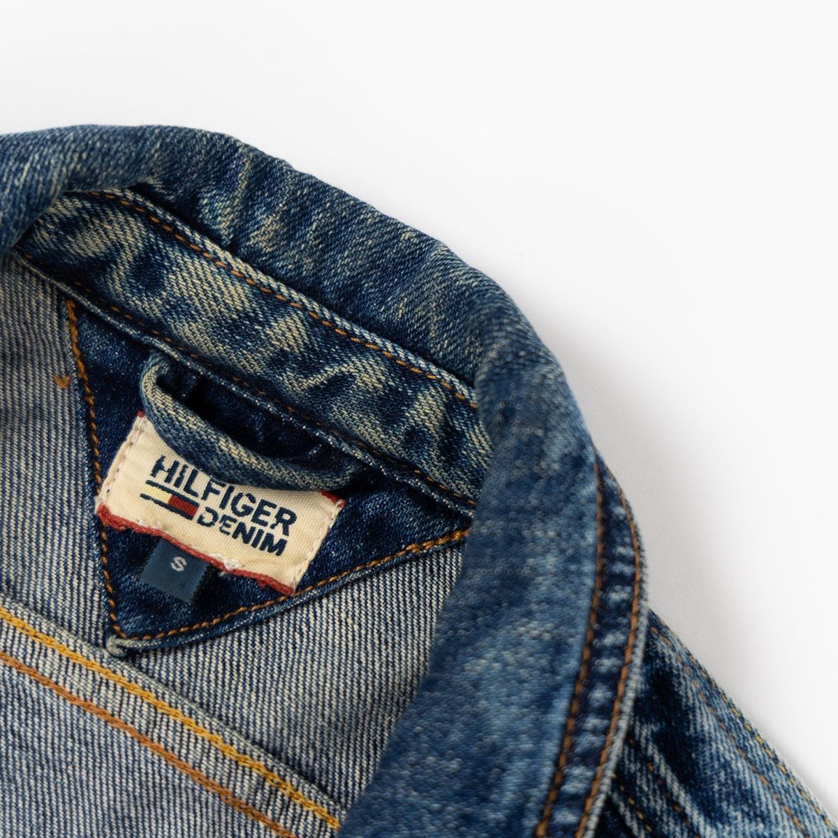 Tommy Hilfiger Tommy Hilfiger Wmns Denim Jacket Blue Classic Fitted Button Size S / US 4 / IT 40 - 6 Thumbnail