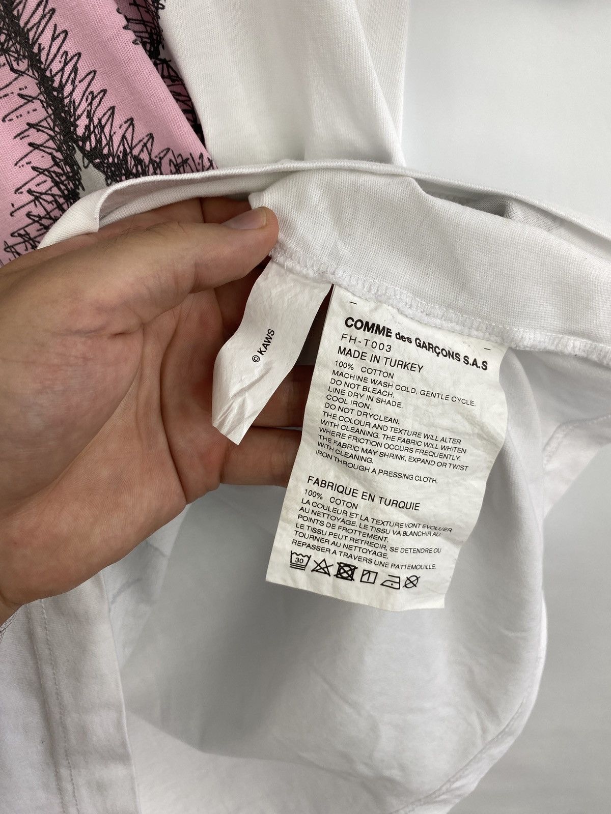 Comme des Garcons Comme Des Garcons Kaws T-Shirt Y2K Rare Retro Hype Size US M / EU 48-50 / 2 - 8 Thumbnail