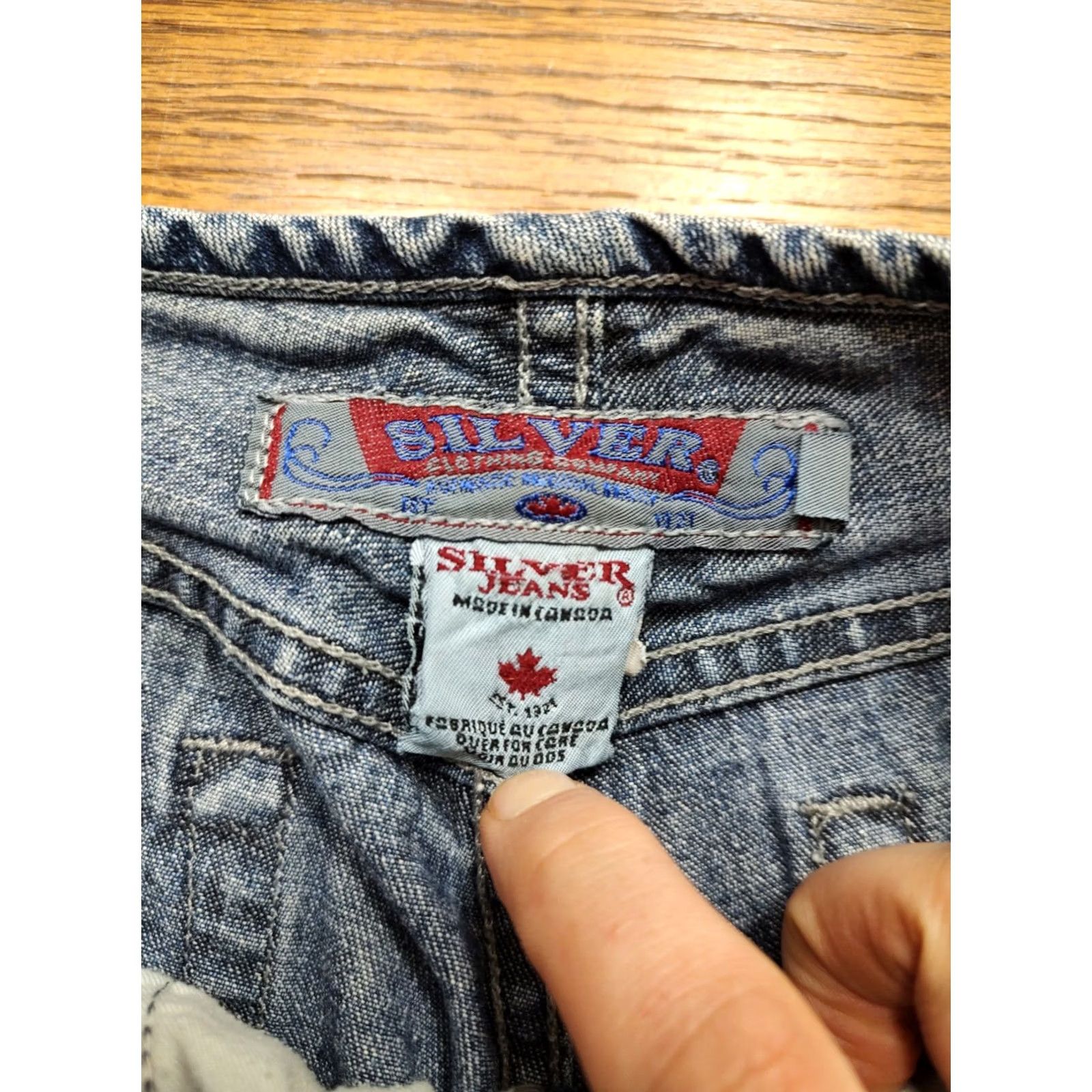 Silver Jeans Co. VINTAGE Silver Jeans Womens 30 X 30 Blue Light Wash Flare Boot Denim Canada Y2K Size 30" / US 8 / IT 44 - 6 Thumbnail