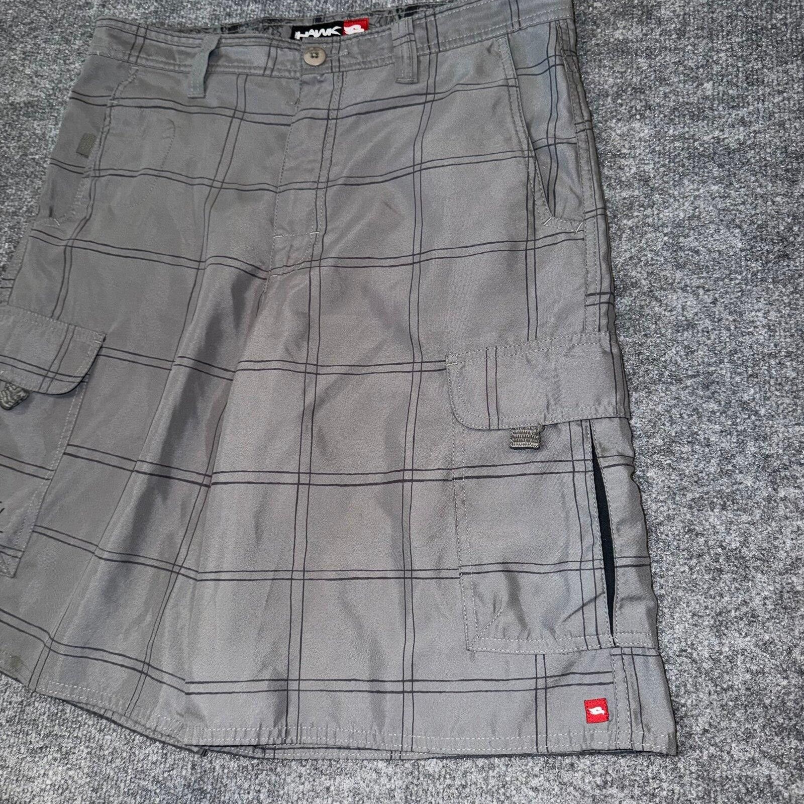 Tony Hawk Tony Hawk Grey Striped Swim Trunks Mens MD 32 VTG 90s Size US 32 / EU 48 - 6 Thumbnail