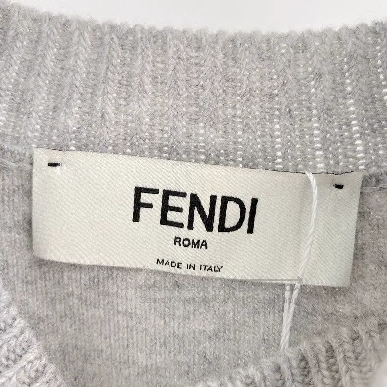 Fendi Fendi Grey Knit Top Size XS / US 0-2 / IT 36-38 - 6 Thumbnail