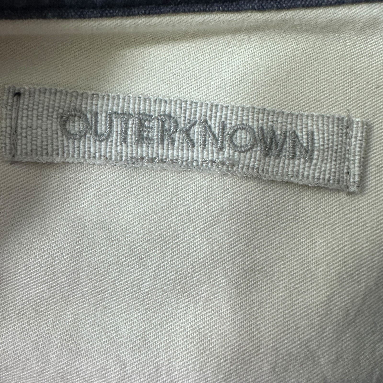 Outerknown Outerknown Shirt Mens Medium Blue Organic Cotton Long Sleeve Size US M / EU 48-50 / 2 - 5 Thumbnail