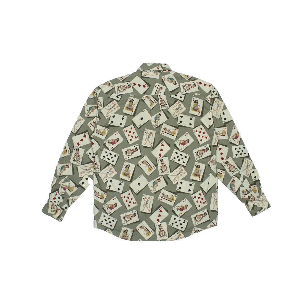 Vintage *NoTariff Johnny Cotton Domino Card Printed Shirts Size US S / EU 44-46 / 1 - 3 Thumbnail