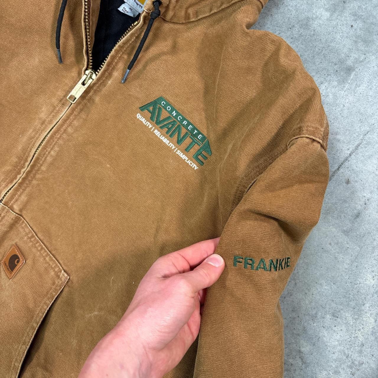 Other Vintage Carhartt Hooded Active Work Wear Jacket Size US XL / EU 56 / 4 - 3 Thumbnail