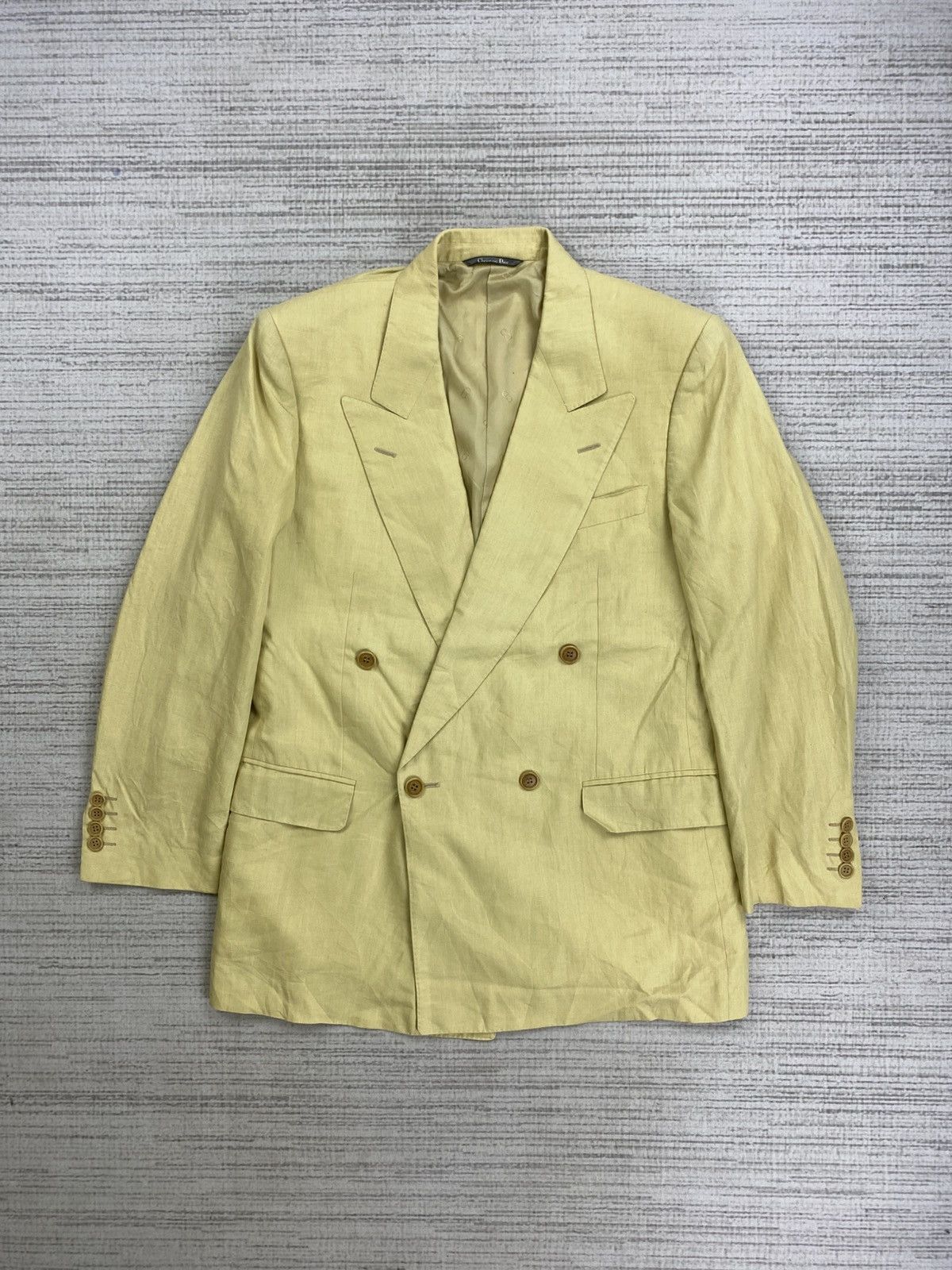 Christian Dior Monsieur × Japanese Brand × Vintage Christian Dior Monsieur Double Breasted Blazer Jacket Size US M / EU 48-50 / 2 - 1 Thumbnail