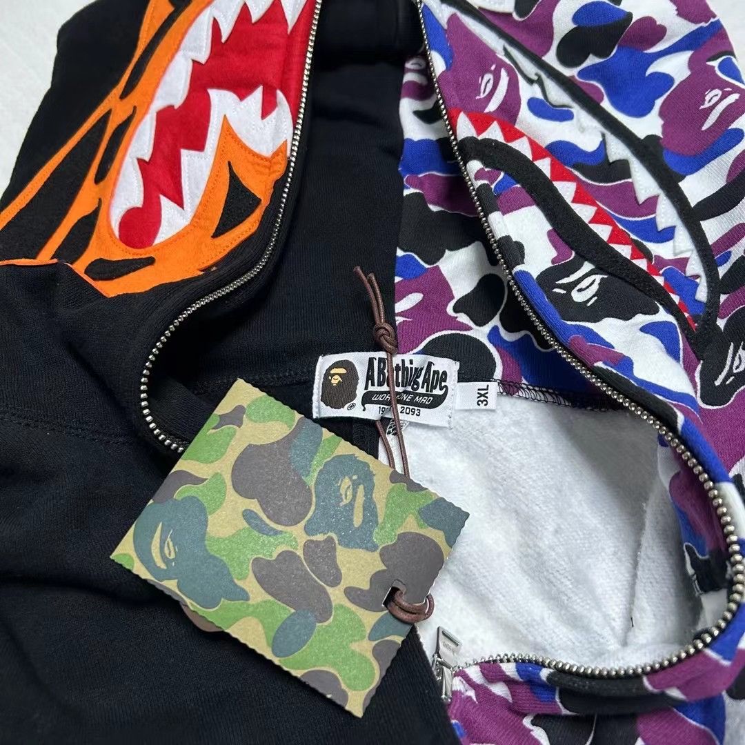 Bape BAPE LIMITED SHARK FULL ZIP HOODIE Size US XXL / EU 58 / 5 - 7 Thumbnail