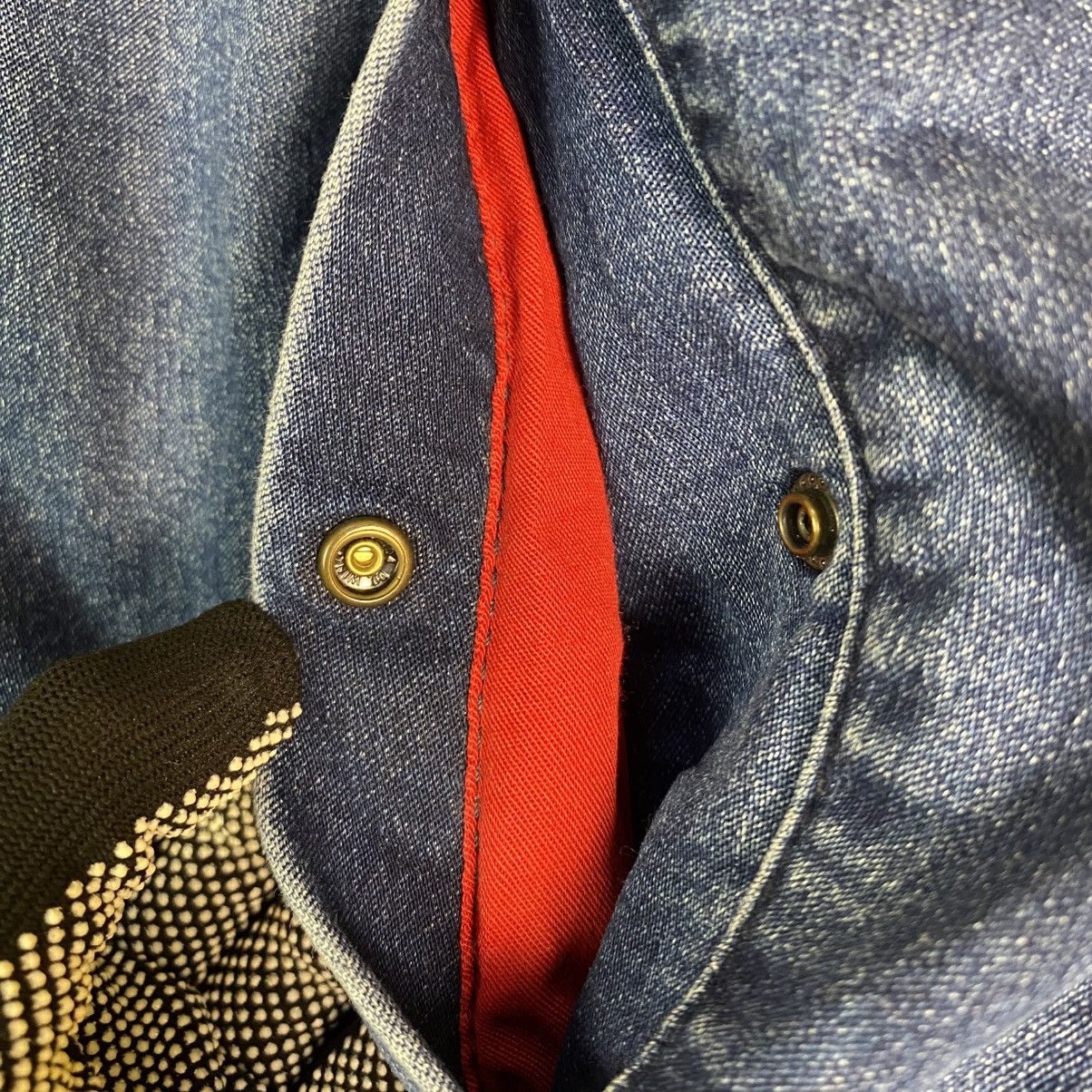 Gap GAP Product Red Denim Bomber Jacket Size US S / EU 44-46 / 1 - 8 Thumbnail