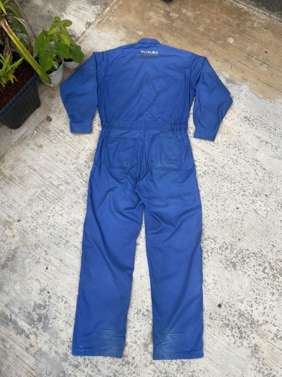 Japanese Brand × Vintage Distressed Suzuki For Mechanic Overall Size US 36 / EU 52 - 8 Thumbnail