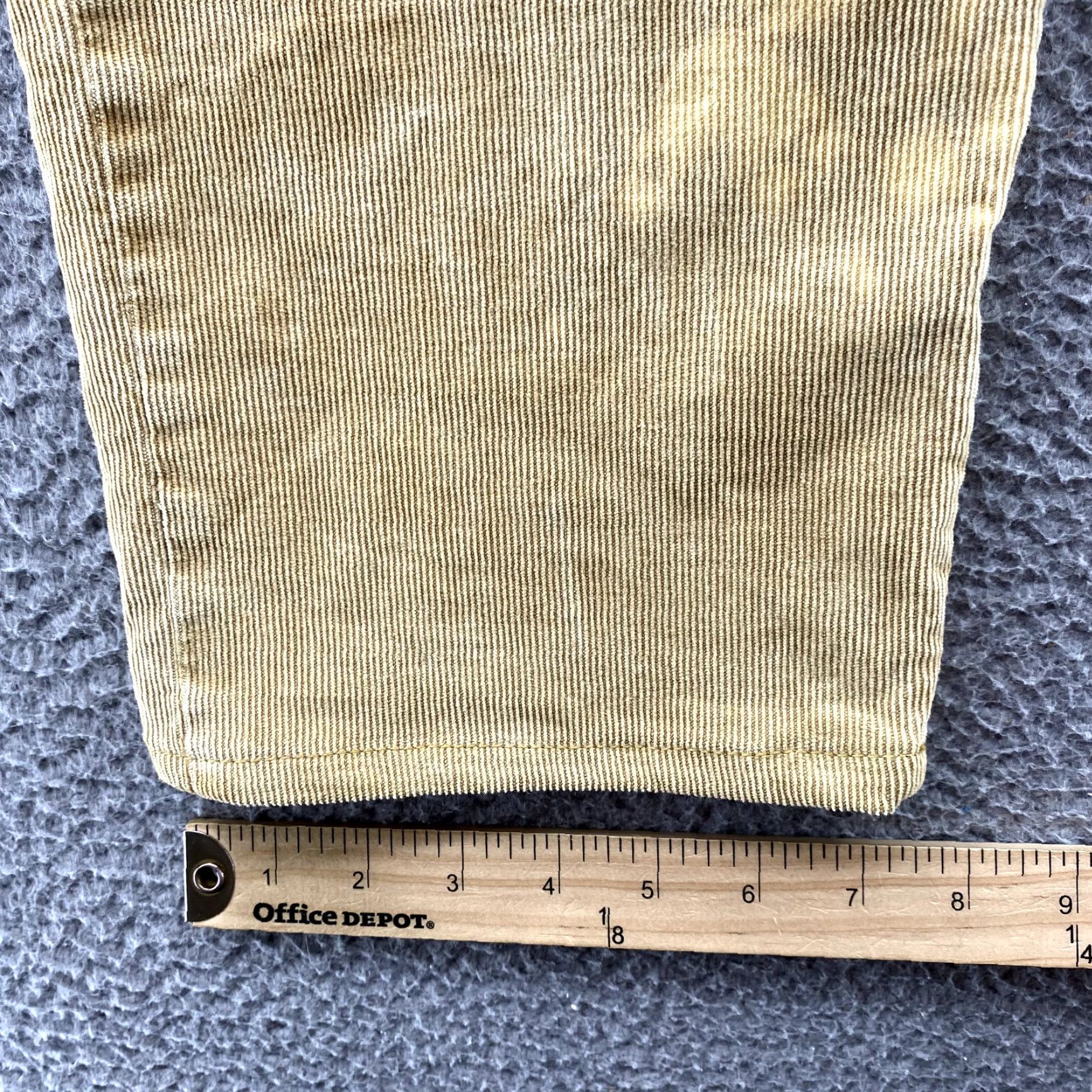 Vintage AG Adriano Goldschmied The Clyfton Corduroy Jeans Men's 32x28 Beige 90s Grunge Workwear Durable Relaxed Jeans Mens Size US 32 / EU 48 - 5 Thumbnail