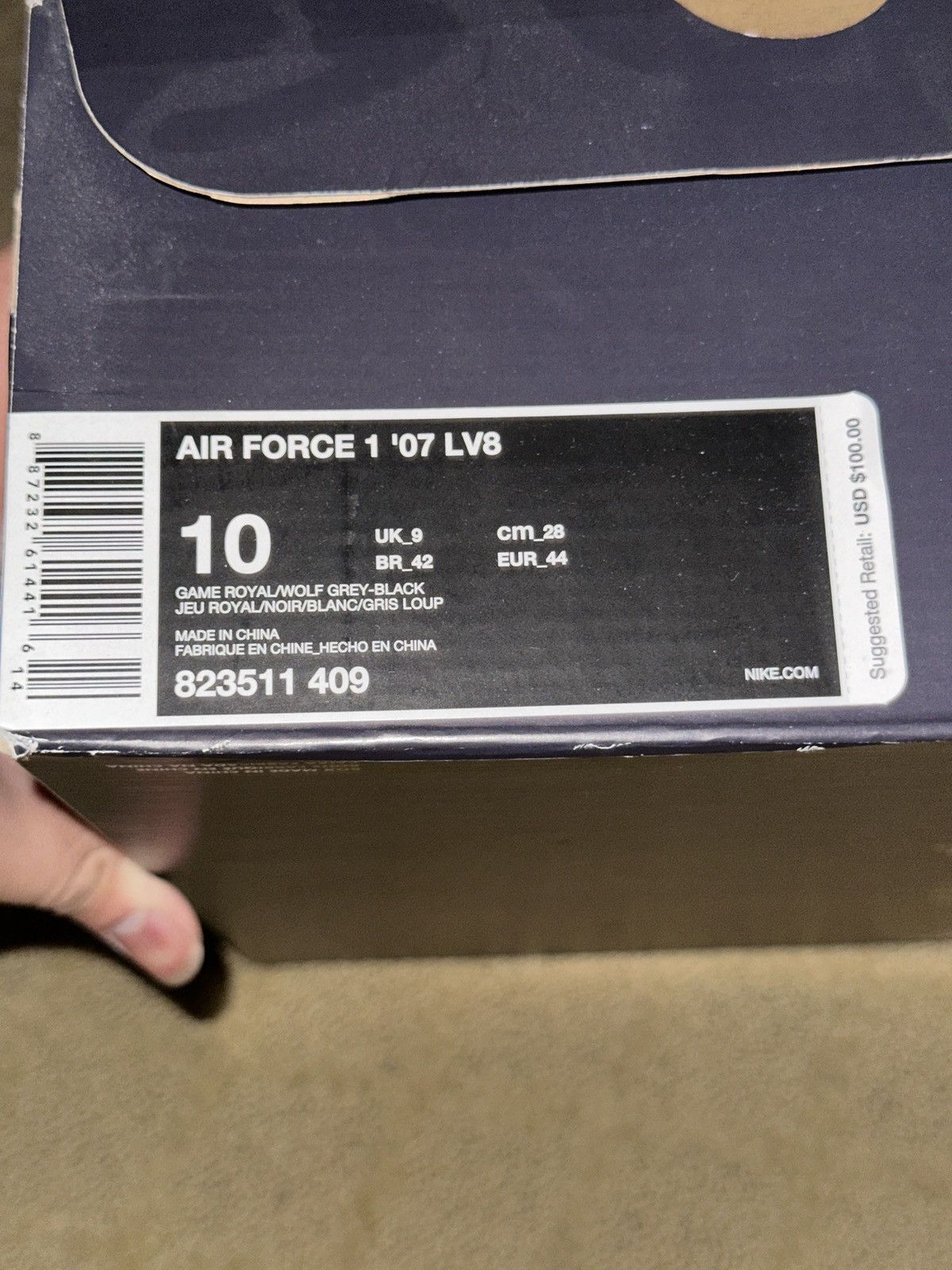 Nike Air Force 1 LV8 “Chenille swoosh” Size US 10 / EU 43 - 9 Thumbnail