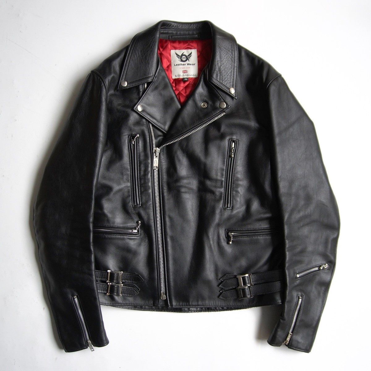 Vintage 666 triple six 42 UK Double Riders Jacket Size 42 Size US XS / EU 42 / 0 - 1 Thumbnail
