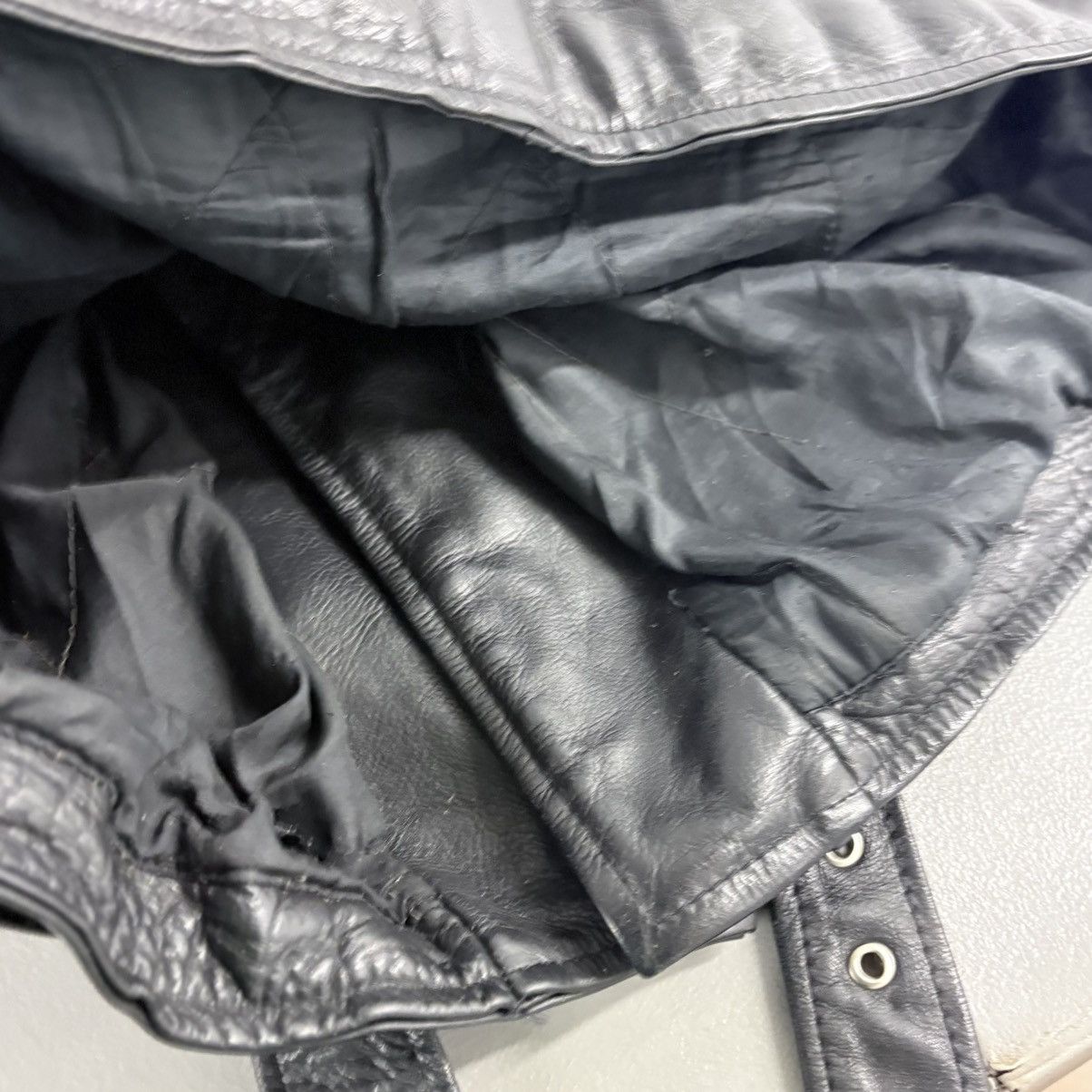 Other Black Genuine Cowhide Motorcycle Jacket - XS/S Size XS / US 0-2 / IT 36-38 - 6 Thumbnail