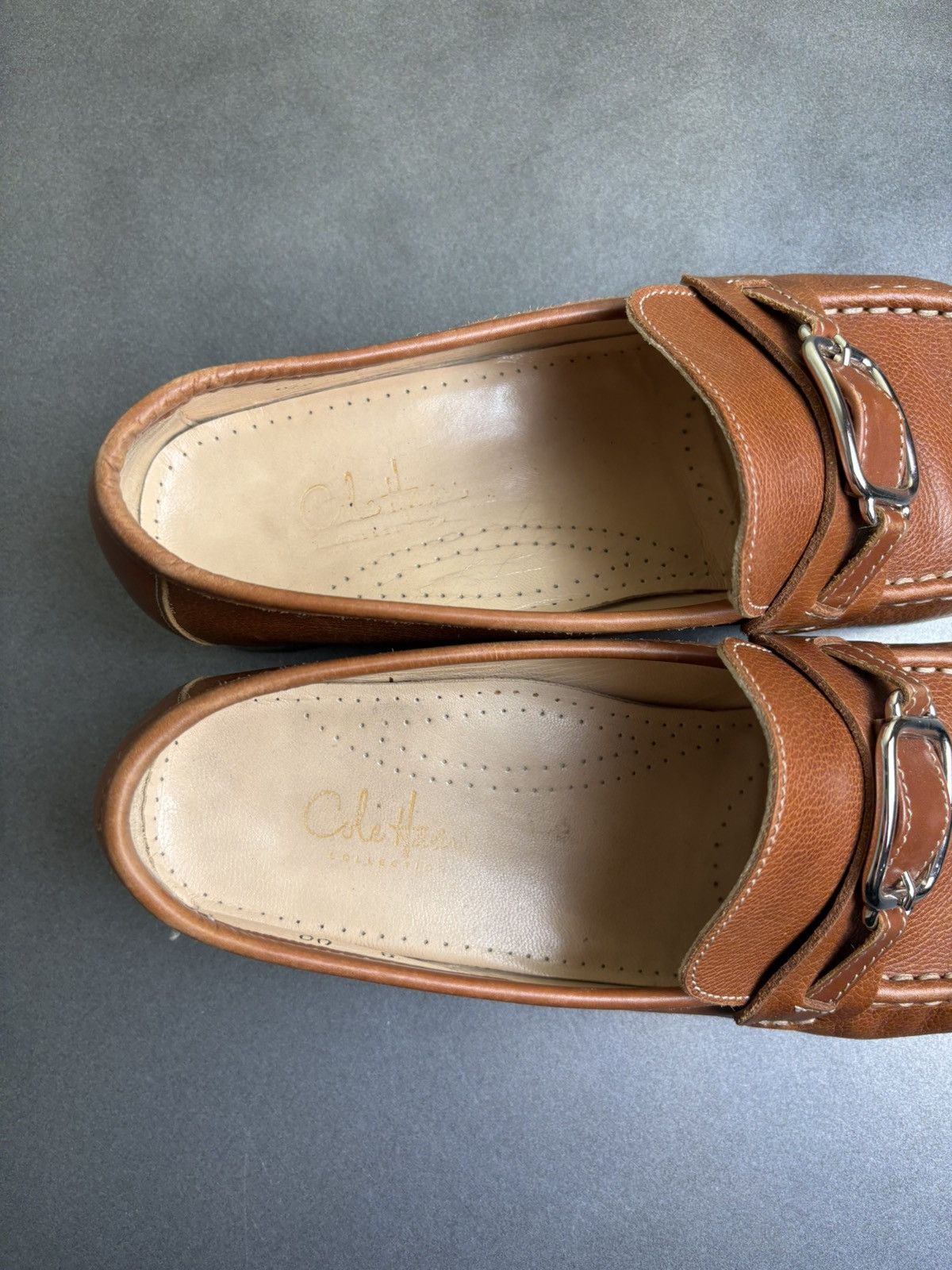 Cole Haan × Leather × Vintage Vintage Horsebit Loafers Brown Leather Penny Loafer Slip On Size US 8 / IT 38 - 9 Thumbnail