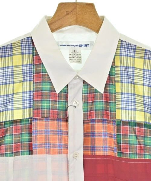 Comme des Garcons SHIRT Shirt Patchwork Check Cotton Size US L / EU 52-54 / 3 - 4 Thumbnail