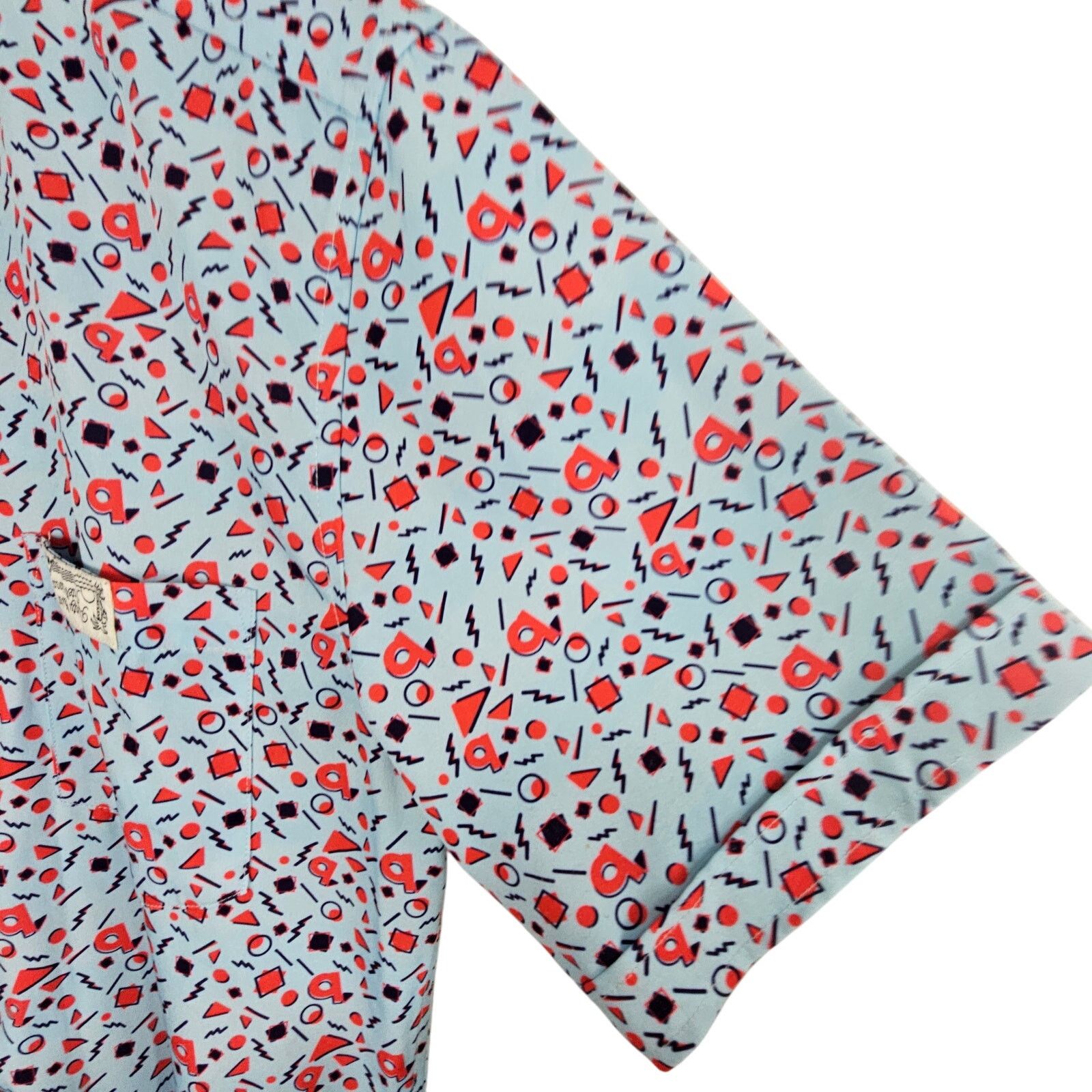 Paige PSI International Shirt Blue All Over Print Short Sleeve S Size US S / EU 44-46 / 1 - 4 Thumbnail