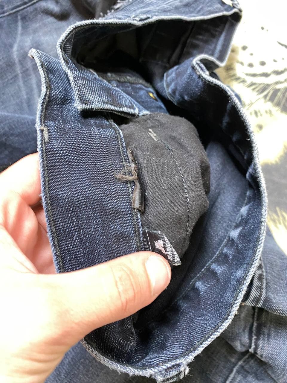 G-Star × Vintage G-STAR Flared Pants Raw Baggy Denim Goth GS RAW Size US 30 / EU 46 - 2 Thumbnail