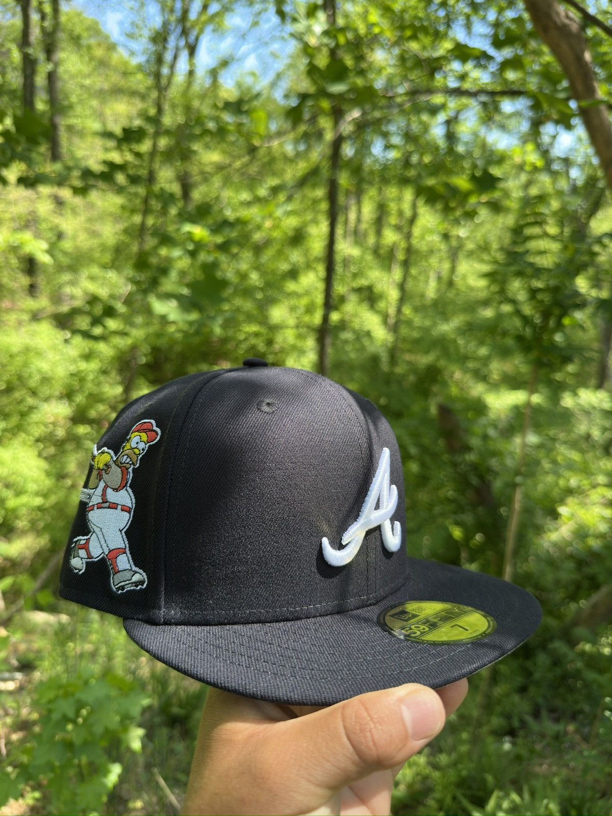 New Era Atlanta Braves Simpsons Homer “Wonderbat” 59 fifty size 7. Size ONE SIZE - 1 Thumbnail