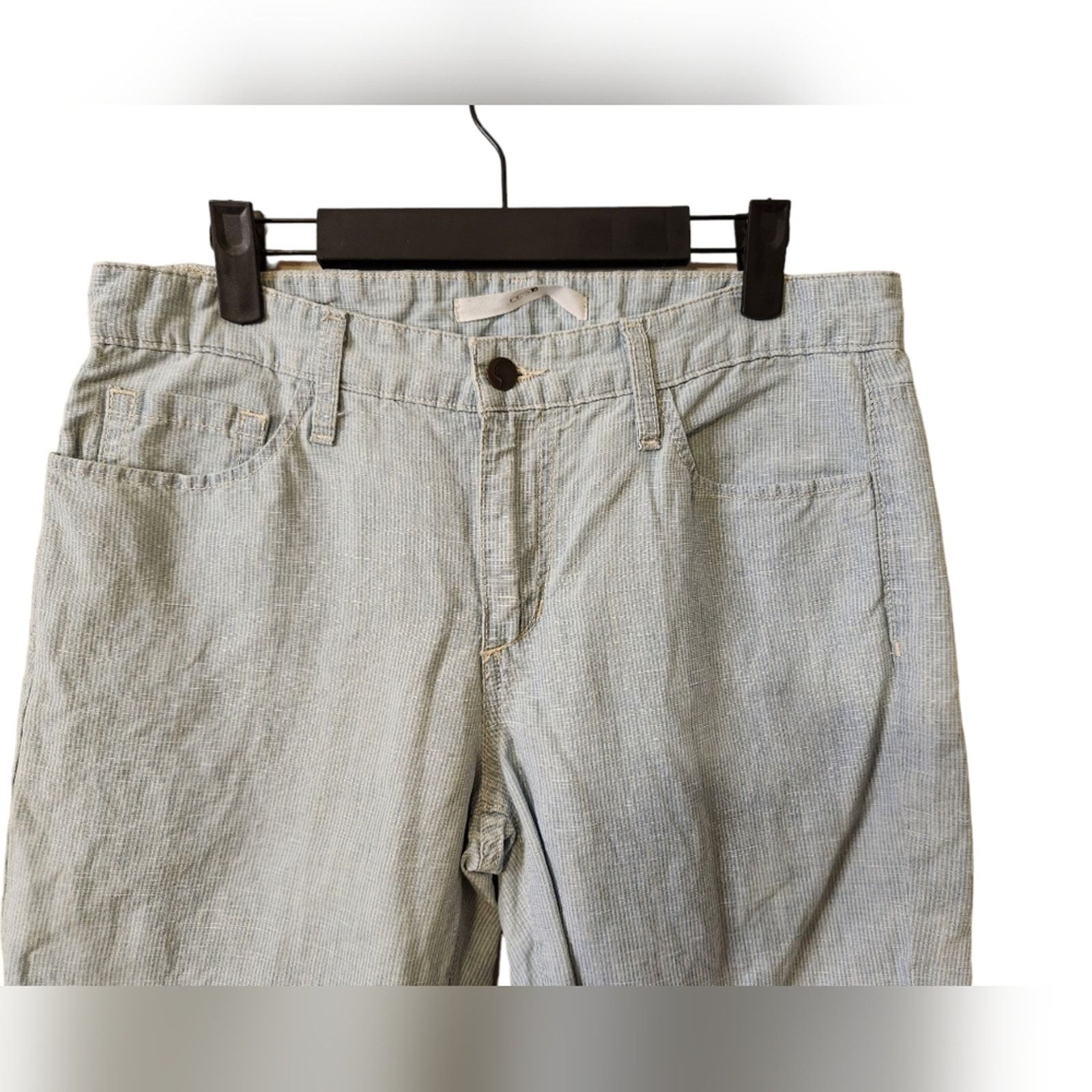 Joe's Joes Jeans Weekender Linen Cotton Blend Striped Pants 28 Size 28" / US 6 / IT 42 - 4 Thumbnail