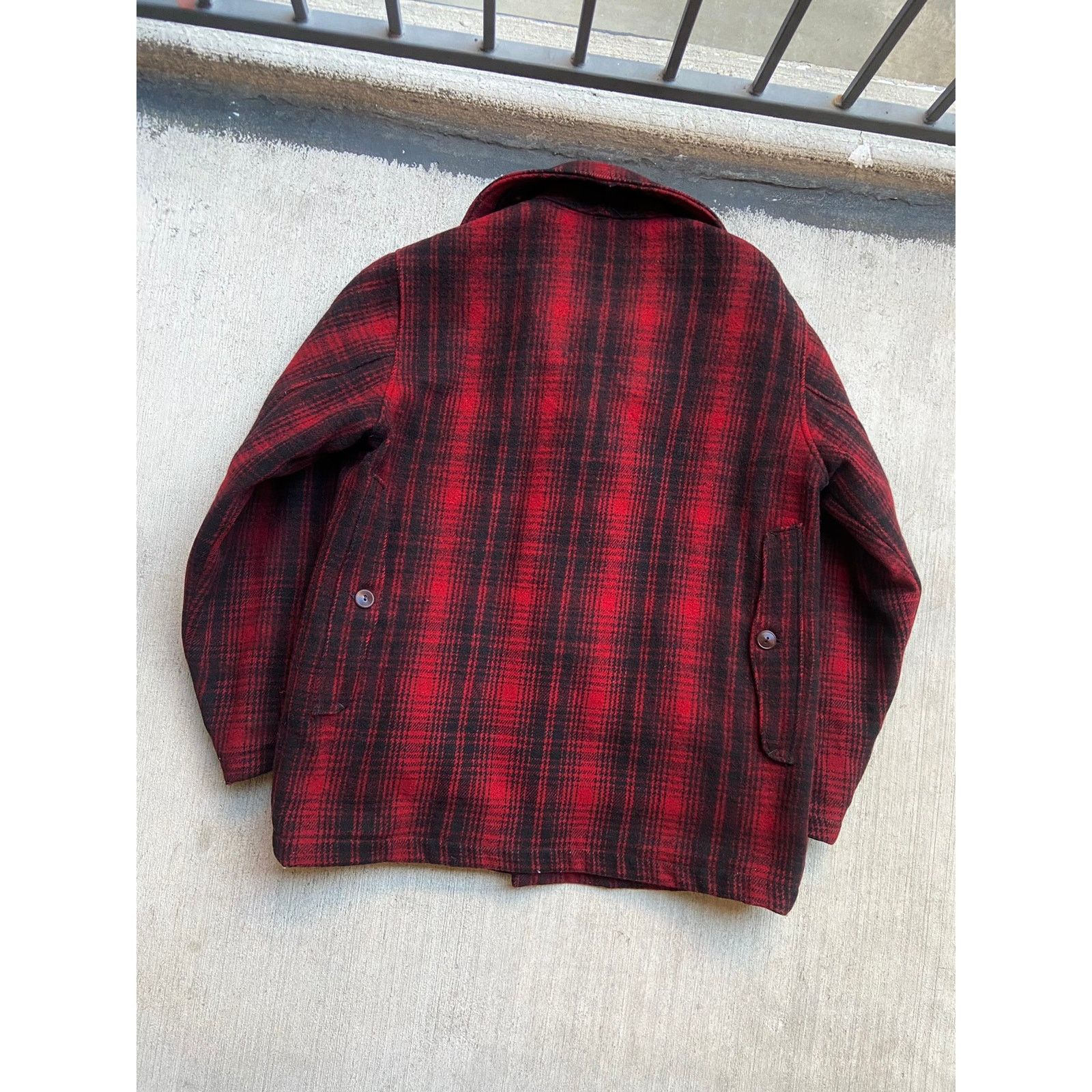 Vintage × Woolrich Woolen Mills Vintage 50s Woolrich Mackinaw Buffalo Plaid Wool Jacket Coat Size US M / EU 48-50 / 2 - 3 Thumbnail