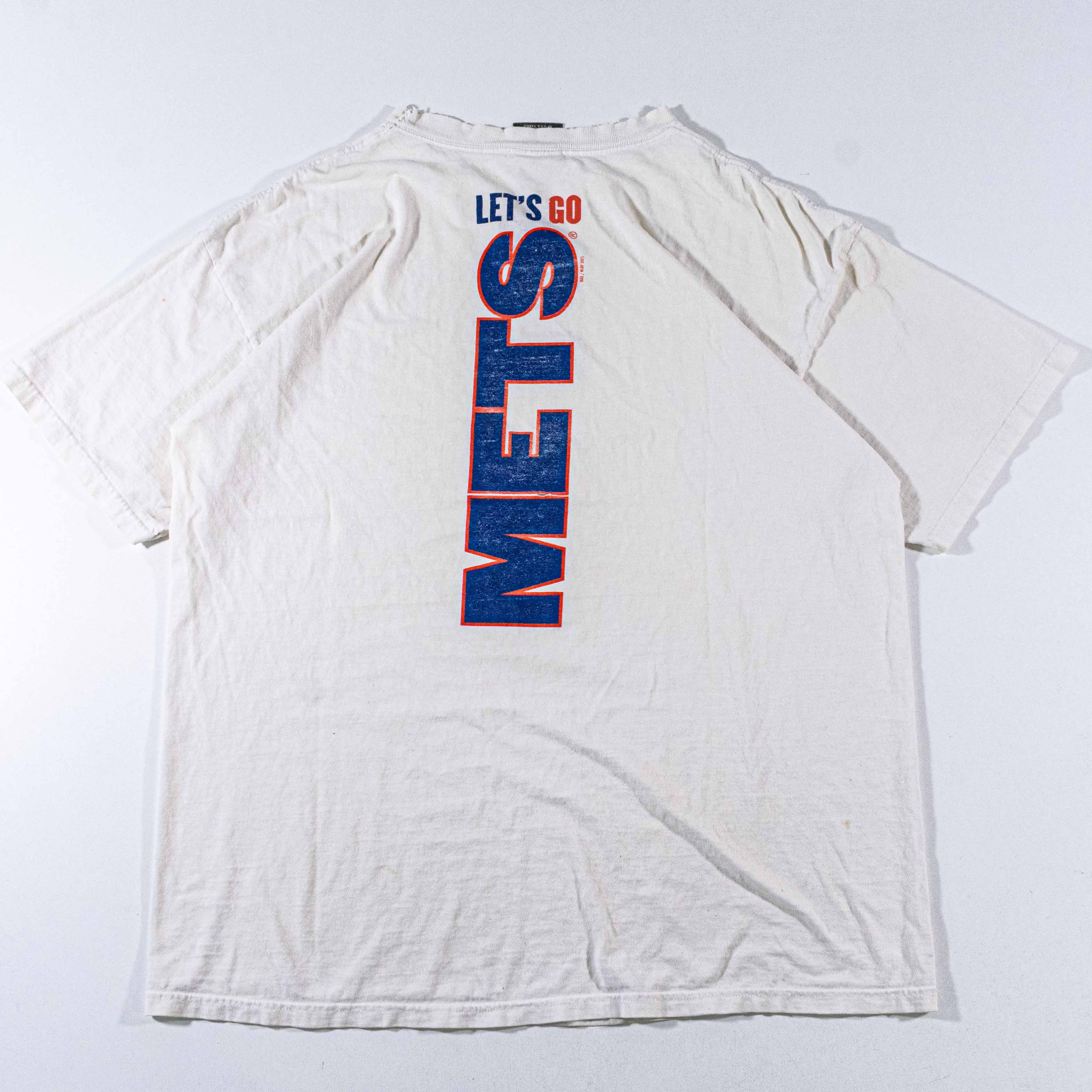 Nike Vintage New York Mets Nike Center Swoosh T-Shirt Y2K Logo Size US XL / EU 56 / 4 - 2 Thumbnail