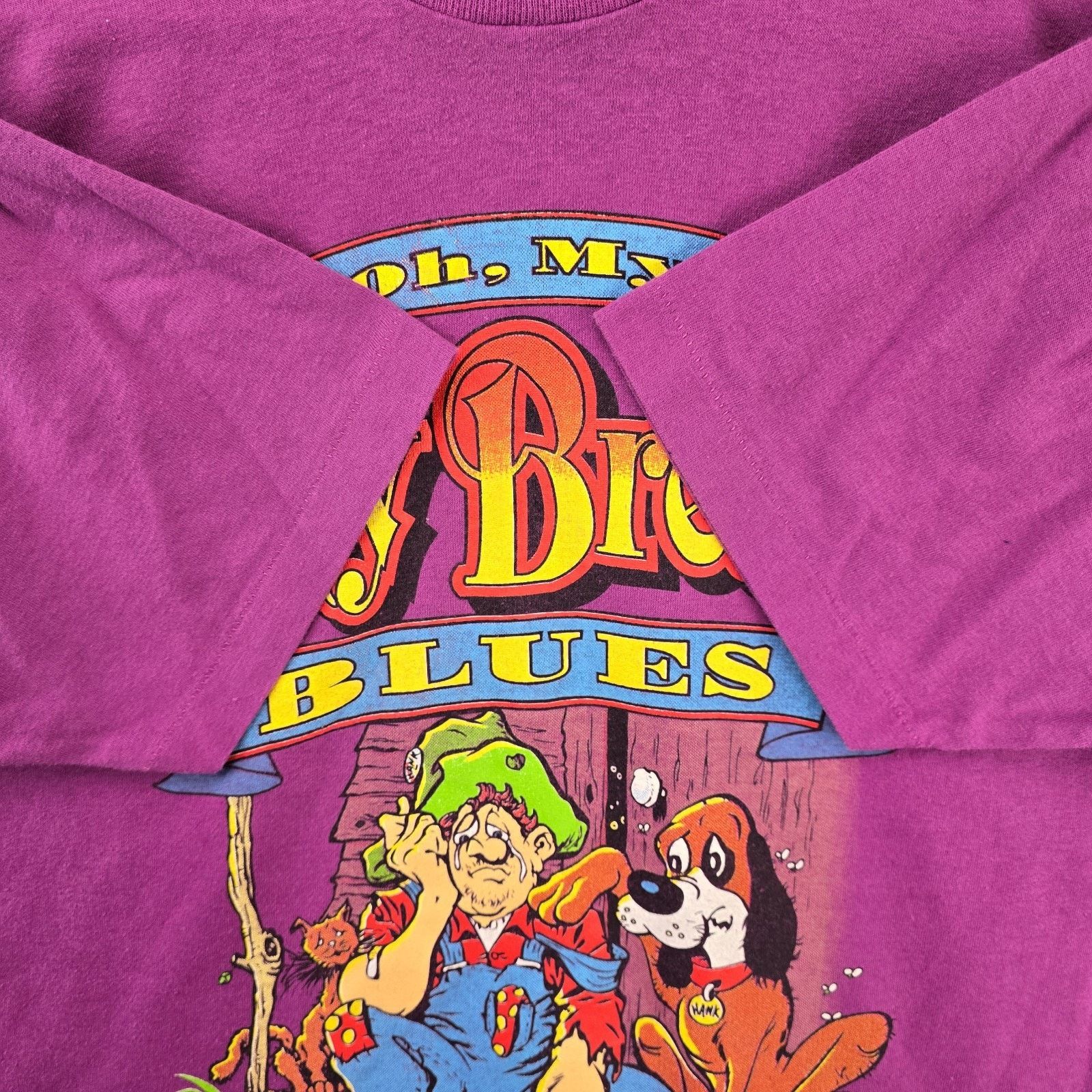 Other Vintage Achy Breaky Blues Shirt Large Hill Billy Humor Size US L / EU 52-54 / 3 - 4 Thumbnail