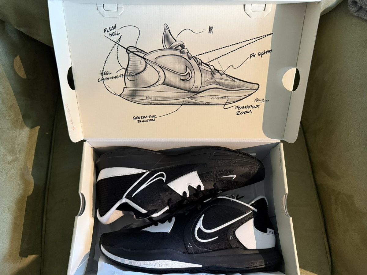 Nike Nike Kyrie 5 TB Promo (players only) Black “Reverse Panda” Size US 15 / EU 48 - 5 Thumbnail